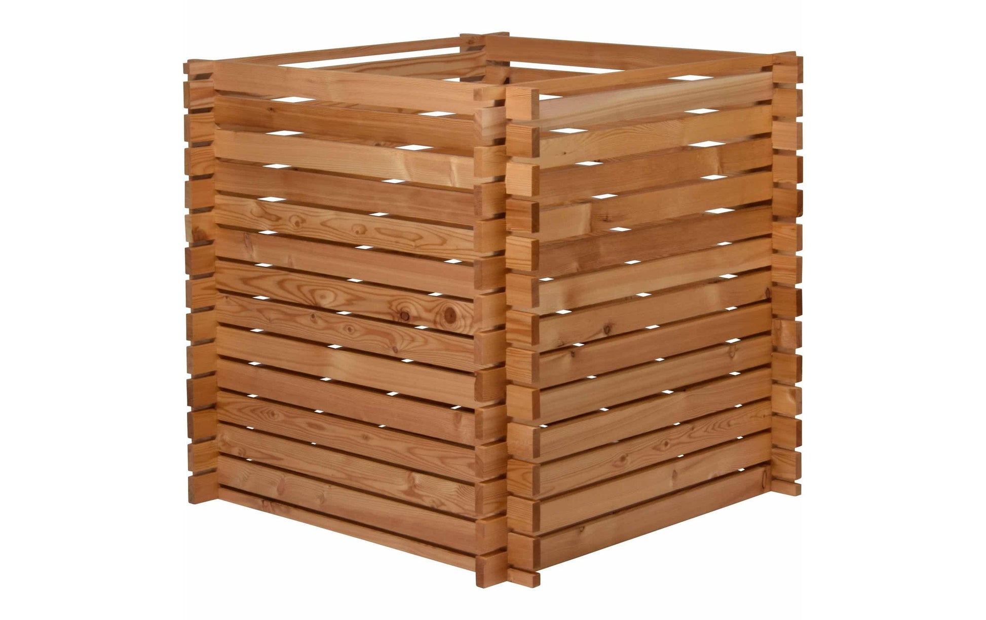 Dobar Abfalleinsatz Komposter Lärchi – 420 l, Holz, B 790 × T 790 × H 790 mm