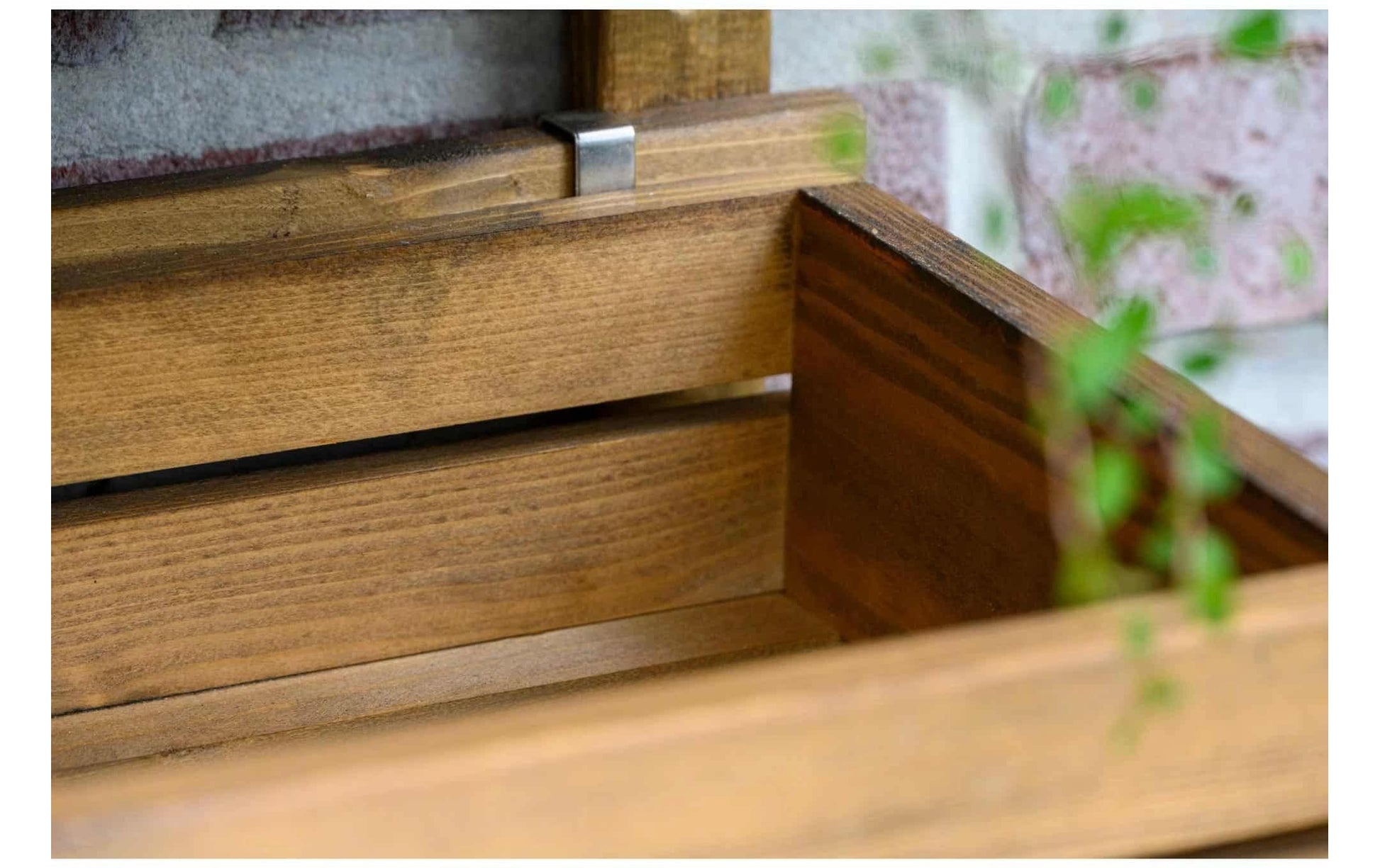 Dobar Wandregal, 58388FSCE – Wandmontage – 3 Böden – 29,5 × 26,5 × 74,5 cm – Braun – Kiefernholz – 1 Stk.