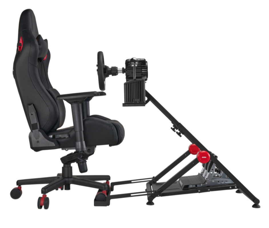 Oplite GT Pro V2 – Laptop-/Gerätewagen, 90,5 × 13 cm, 30 kg, Schwarz, für Thrustmaster/Logitech/Turtle Beach