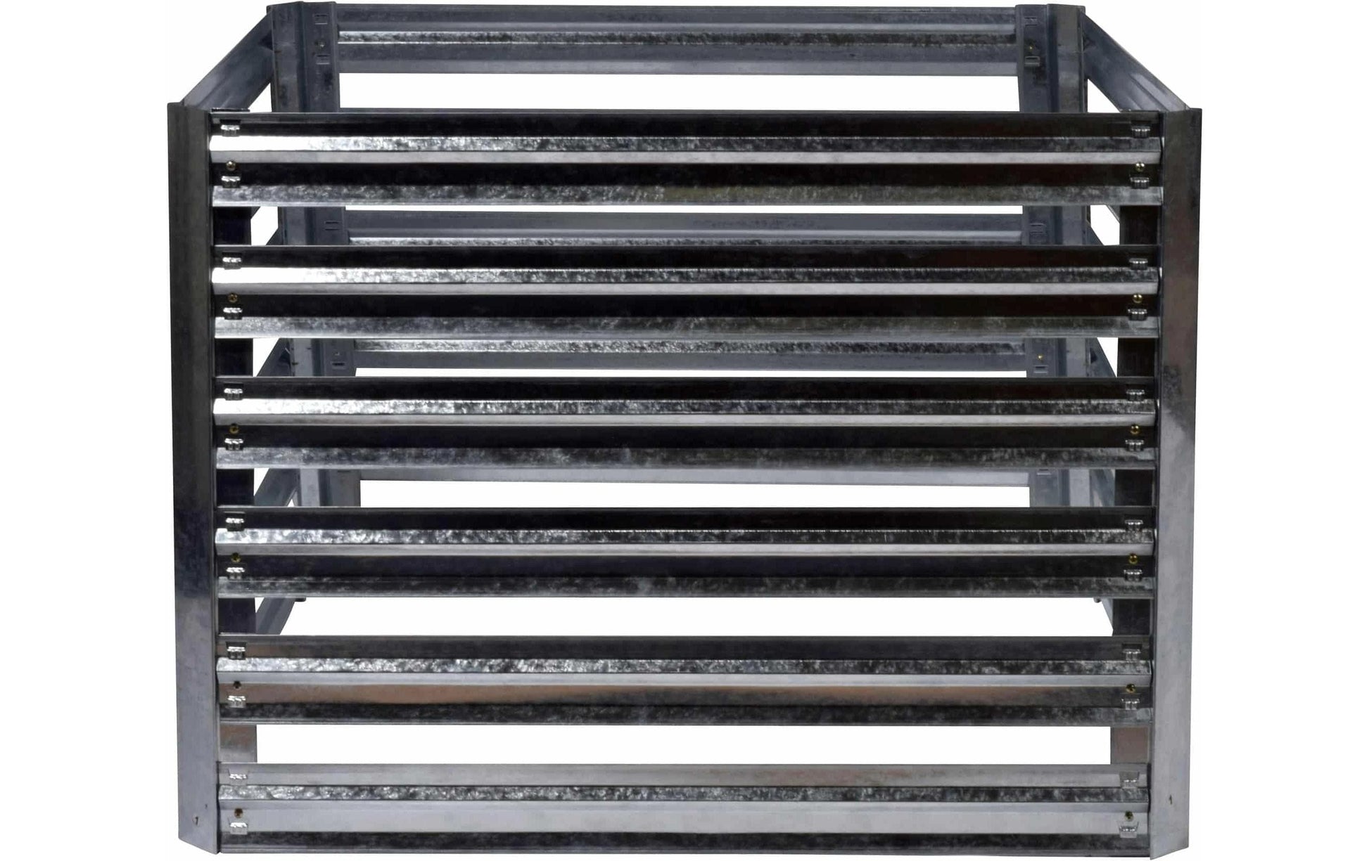 Dobar Komposteimer Muck – 500 l – Stahl (galvanisiert) – Schwarz – Wetterfest