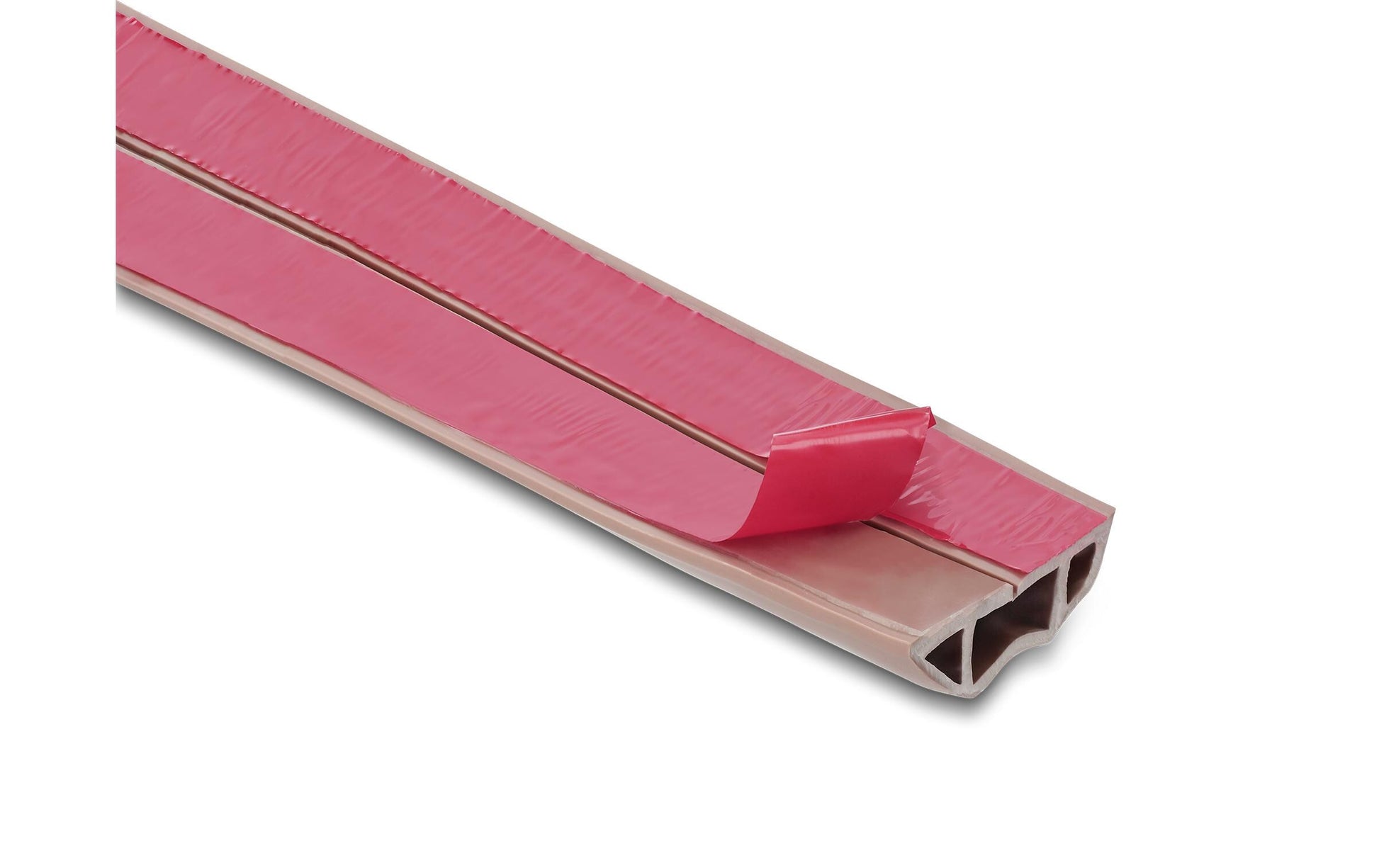DeLOCK 20764 Wandkanal – 50 × 14 mm – 2 m – PVC – Braun, selbstklebend, 1 Stk.