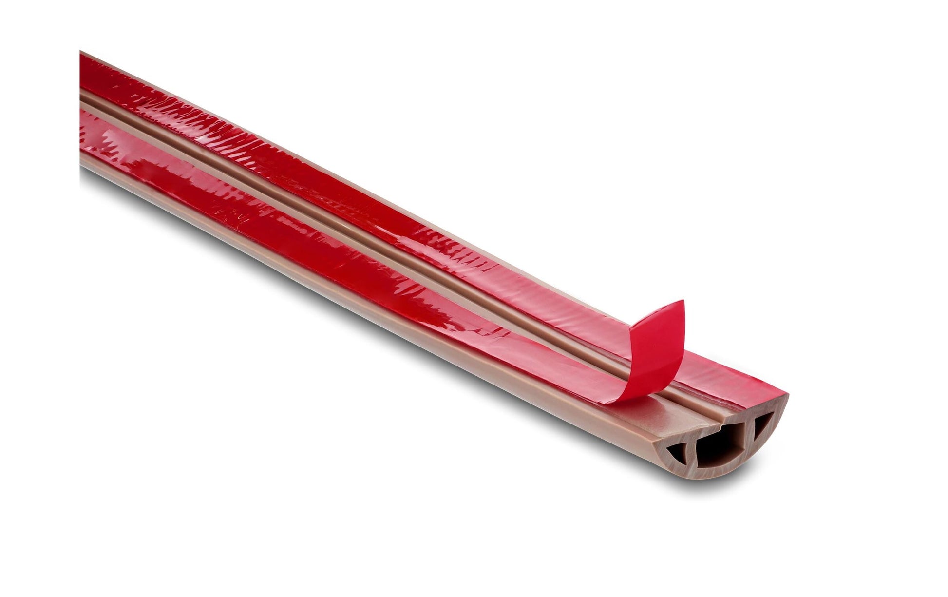 DeLOCK 20763 Wandkanal – 30 × 10 mm – 2 m – PVC – Braun, selbstklebend