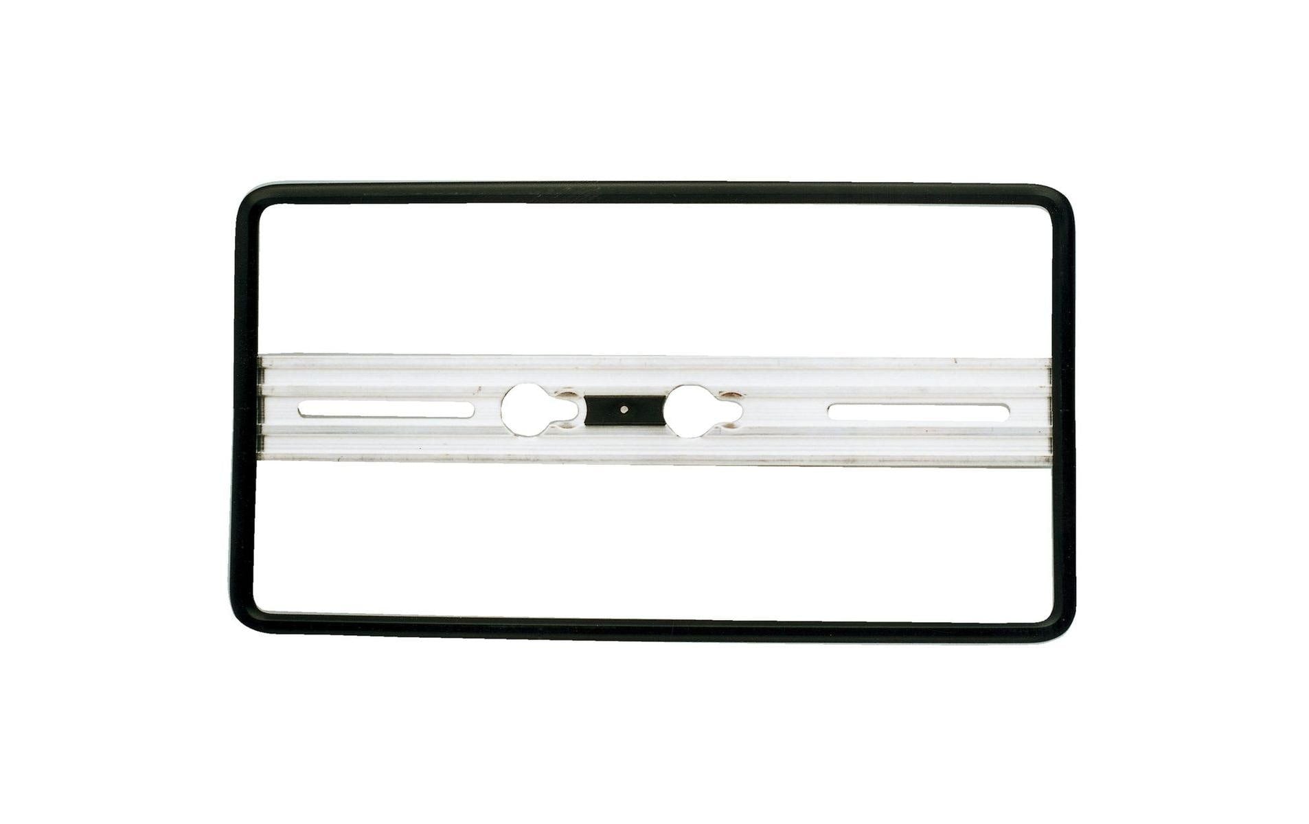 Quick-fix Wechselrahmen – für 30×16 cm – Fixsystem – Schwarz – Aluminium