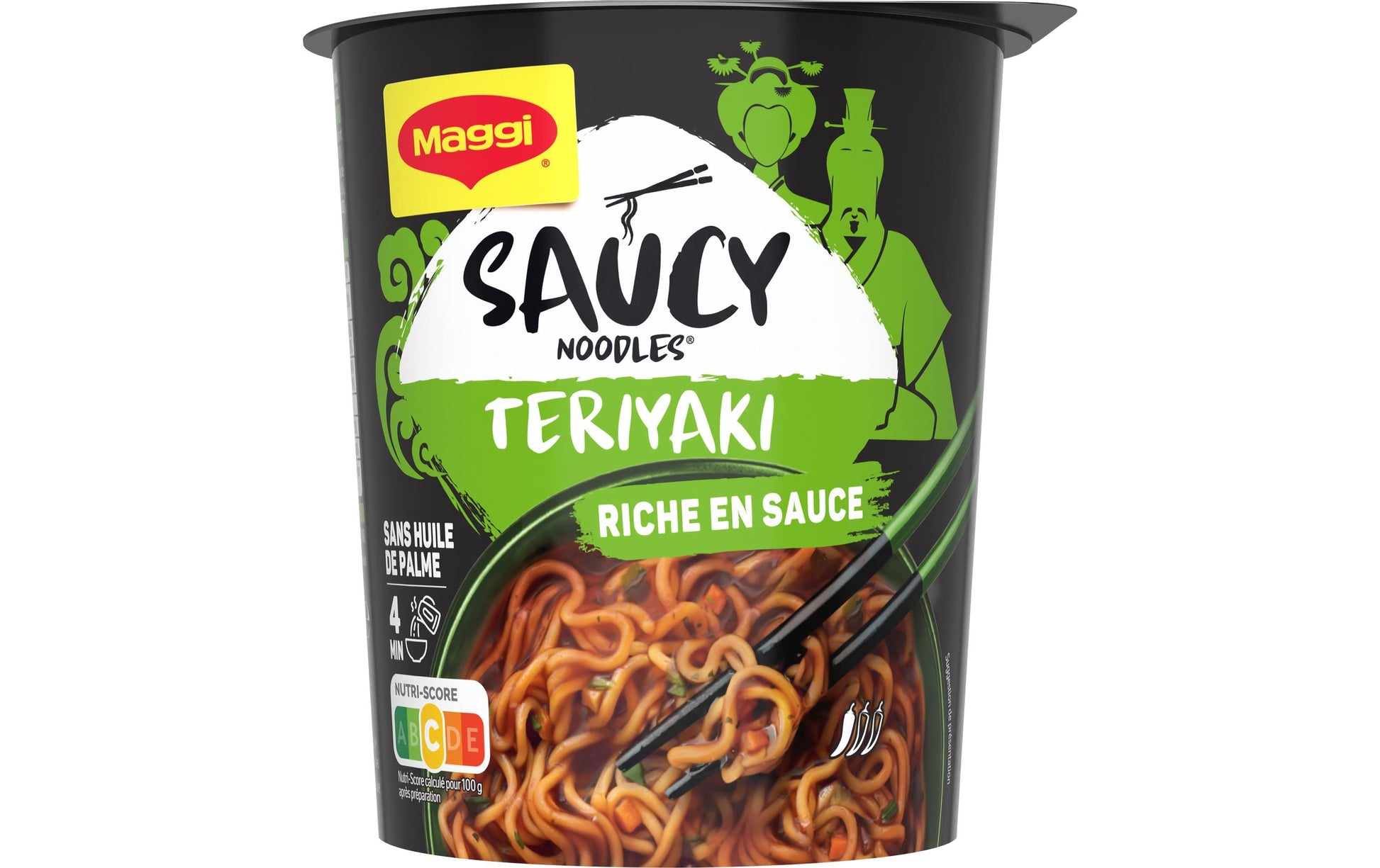 Maggi Instantnudeln Teriyaki vegetarisch – 3×75 g