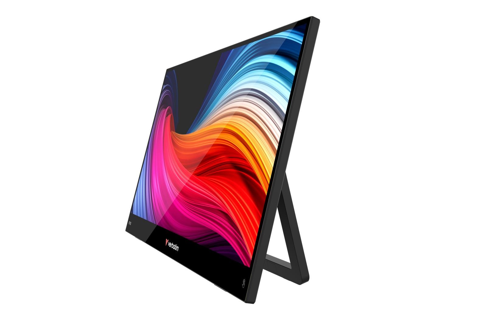 Verbatim Tragbarer TS Monitor 14 LIGHT – 14" Touch, 1920 × 1080 (Full HD), IPS