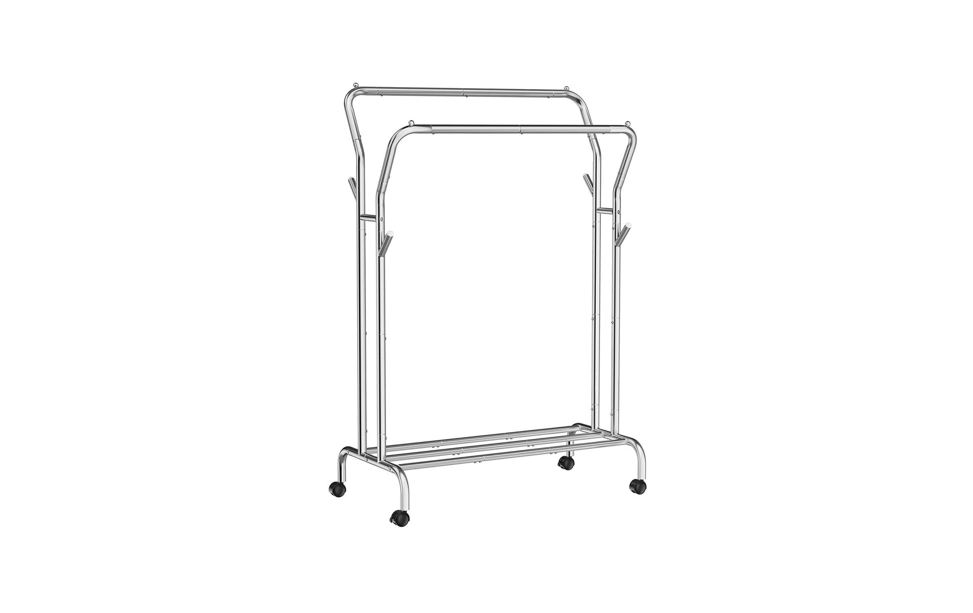 Songmics Garderobenständer – Stahl – Weiss – 1539 mm