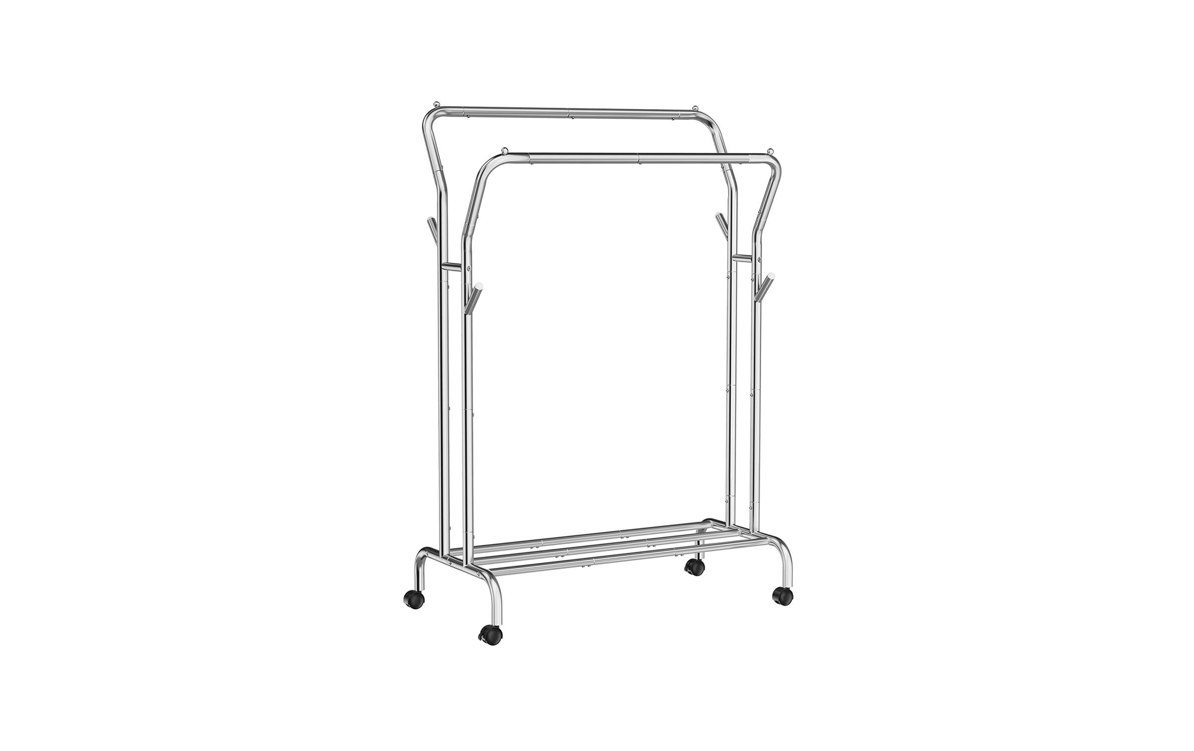 Songmics Garderobenständer – Stahl – Weiss – 1539 mm