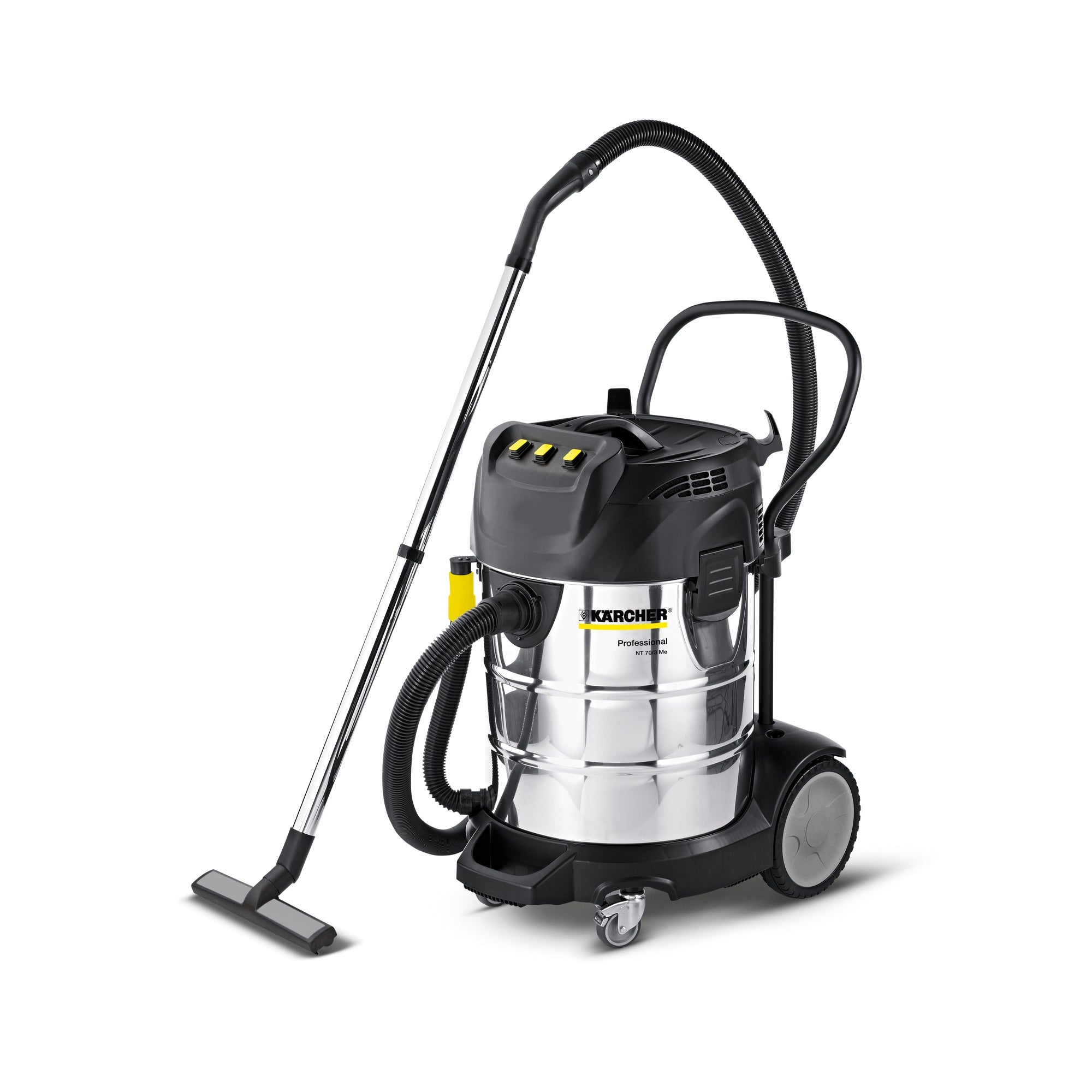 Kärcher Nass-/Trockensauger NT 70/3 Me Tc – 70 l, 3600 W, Edelstahl