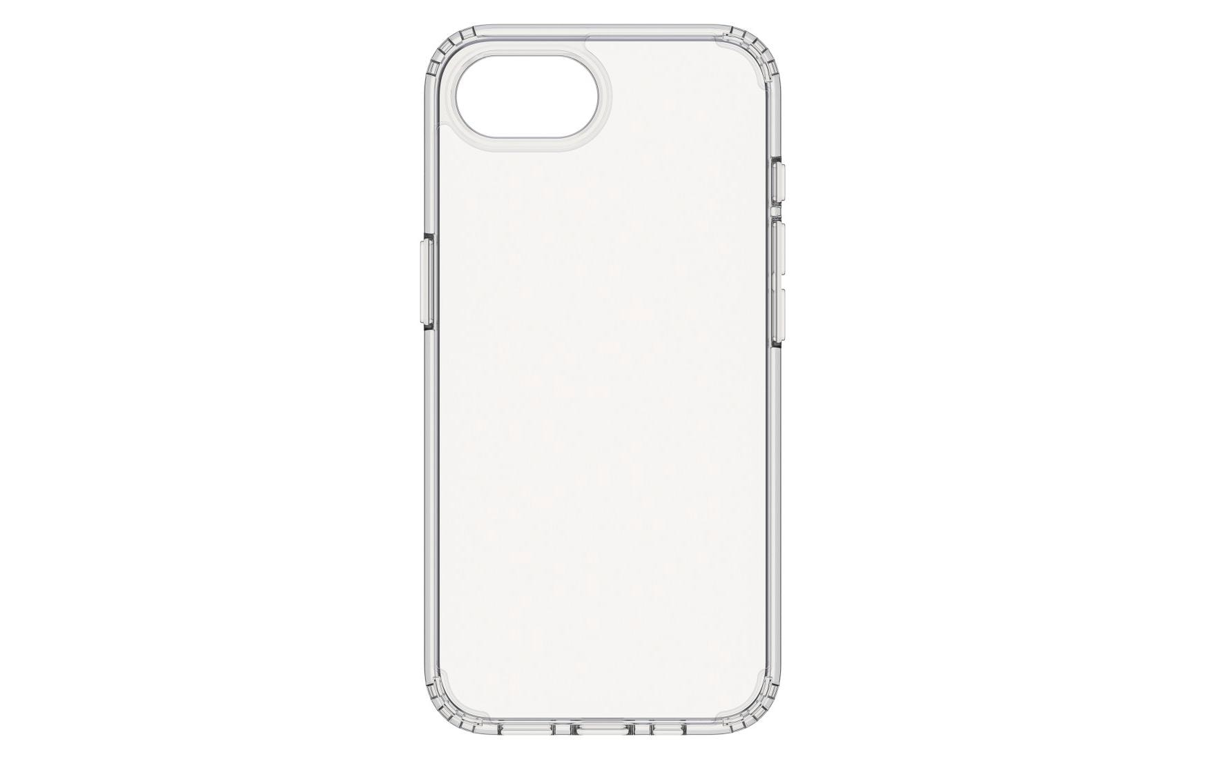 Black Rock Backcover – für Apple iPhone 16e, PC+TPU, Transparent