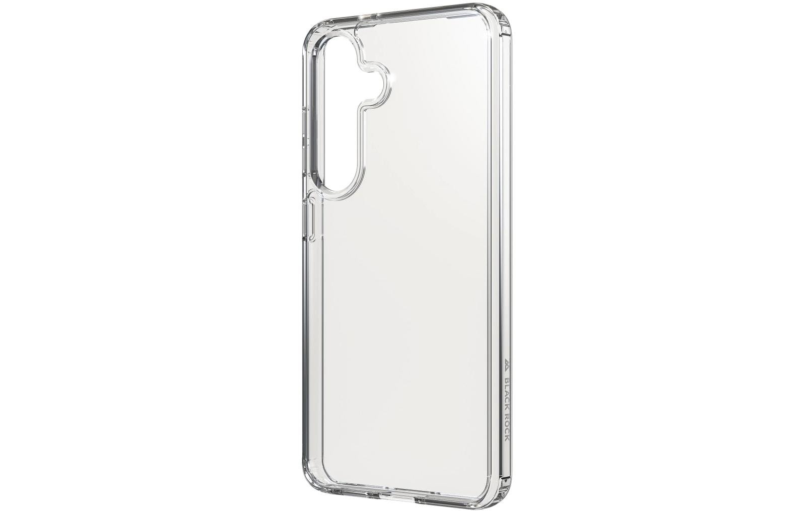Black Rock Backcover – für Samsung Galaxy S25, PC+TPU, Transparent