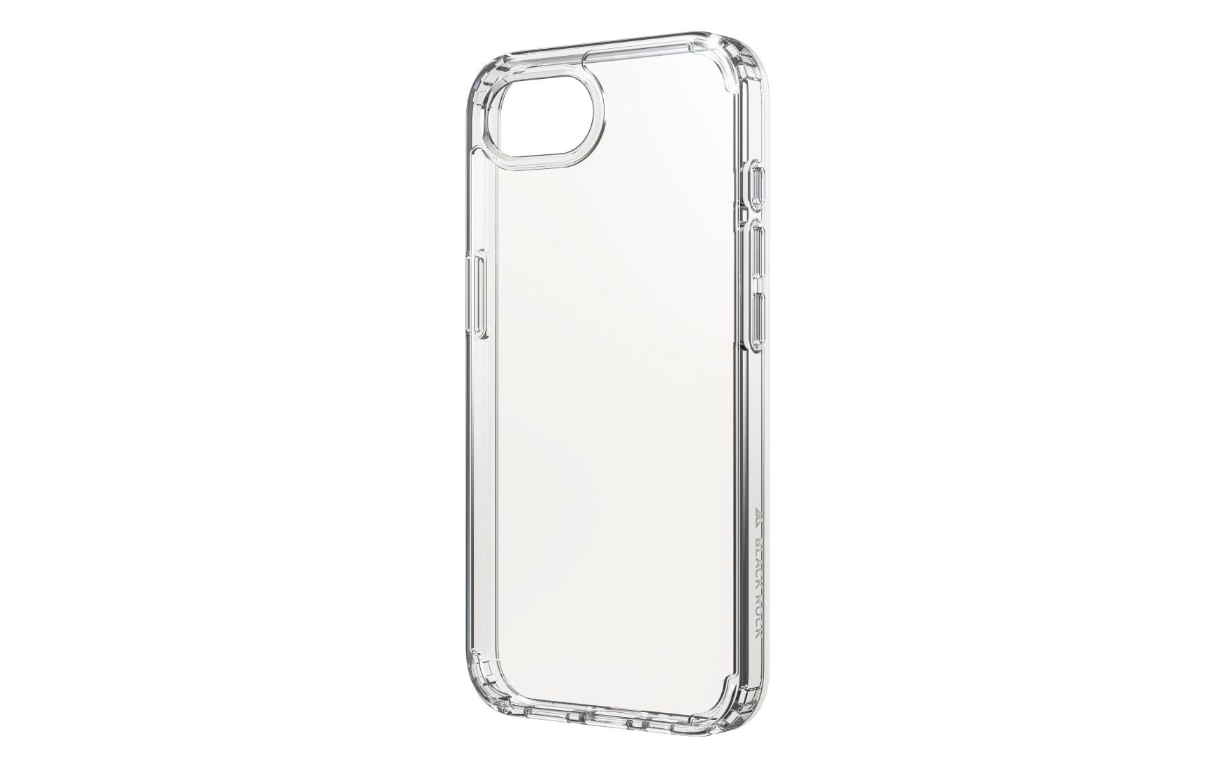 Black Rock Backcover – für Apple iPhone 16e, PC+TPU, Transparent