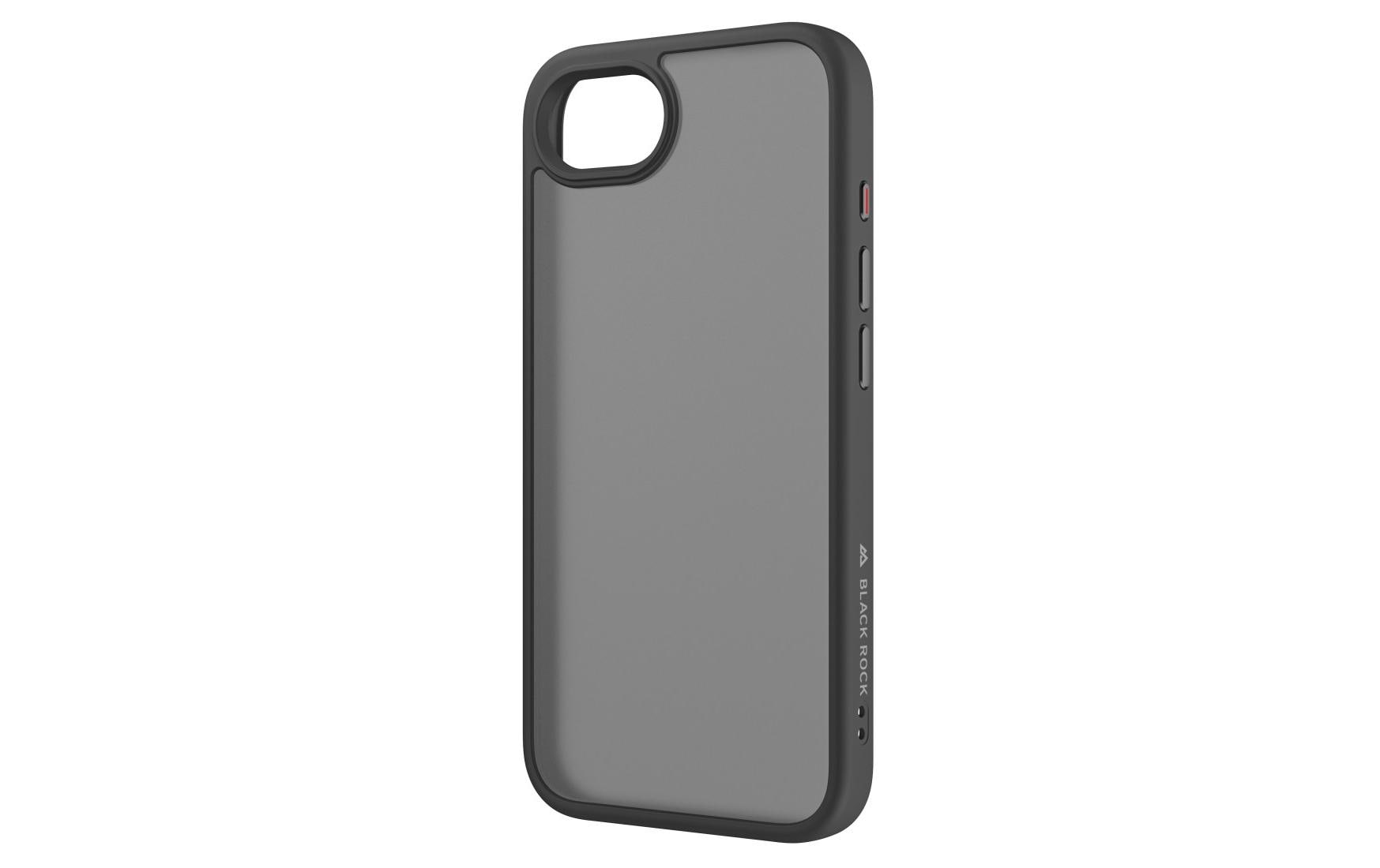 Black Rock Backcover – für Apple iPhone 16e, PC+TPU, Schwarz