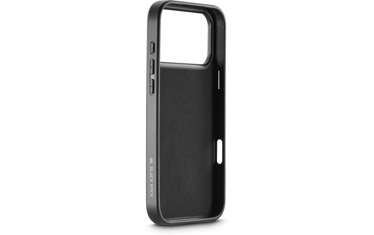 Black Rock Backcover – für Apple iPhone 17 Pro, PC+TPU, Schwarz