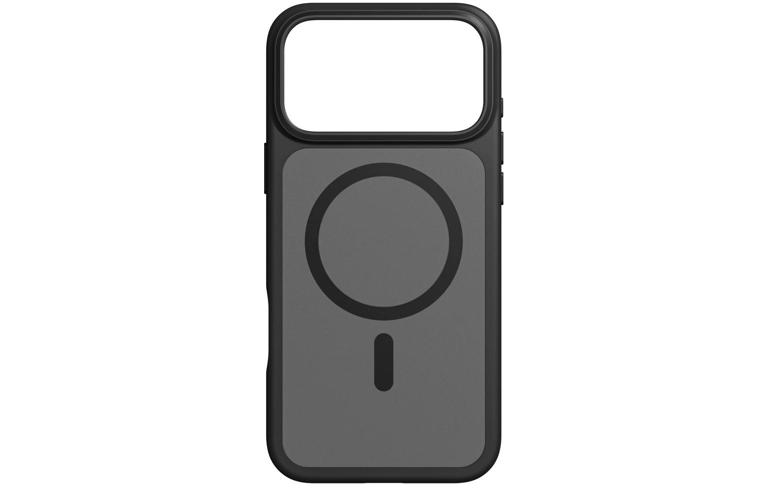 Black Rock Backcover – für Apple iPhone 17 Pro Max, MagSafe, PC+TPU, Schwarz