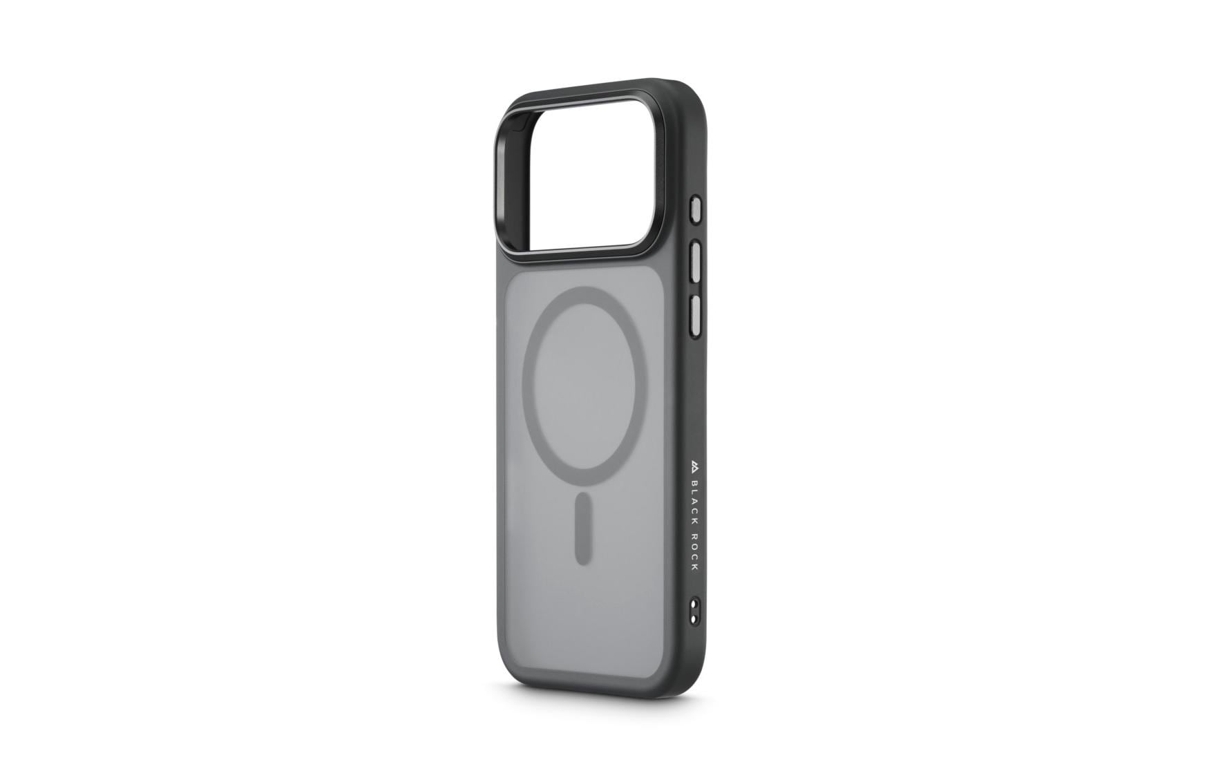 Black Rock Backcover – für Apple iPhone 17 Pro Max, MagSafe, PC+TPU, Schwarz