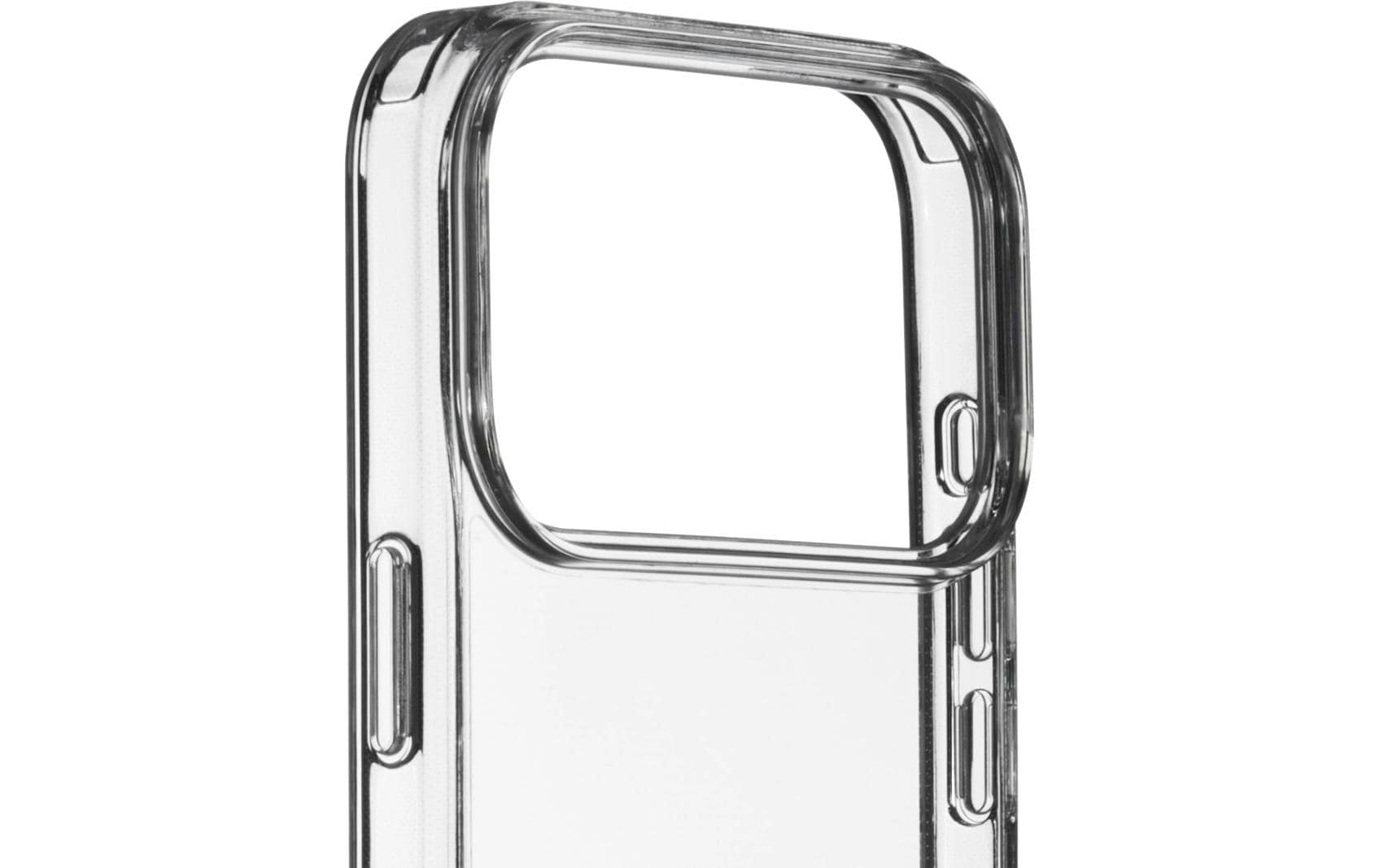 Black Rock Backcover – für Apple iPhone 17 Pro Max, PC+TPU, Transparent