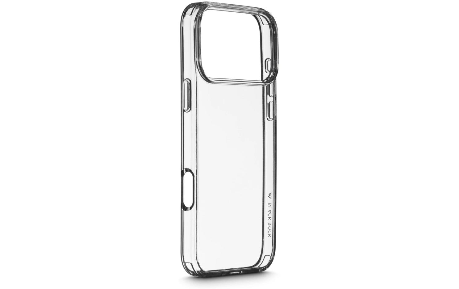 Black Rock Backcover – für Apple iPhone 17 Pro Max, PC+TPU, Transparent