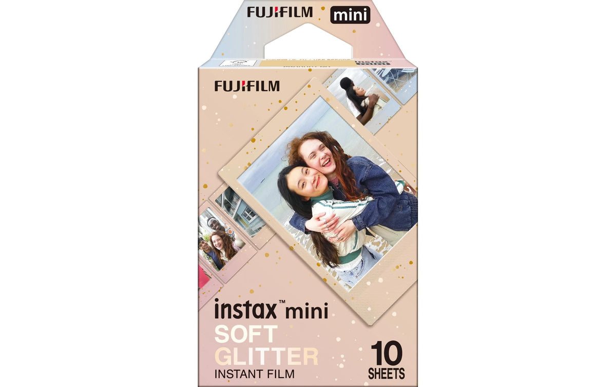 Fujifilm Instax Mini Sofortbildfilm – für Instax mini – Soft Glitter