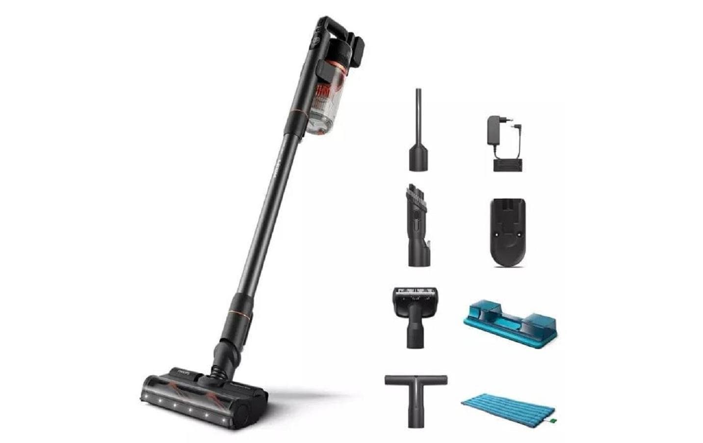 Philips Akkustaubsauger XC7055/01 – 0,6 l, Akkubetrieb, 25,2 V, 1,7 kg