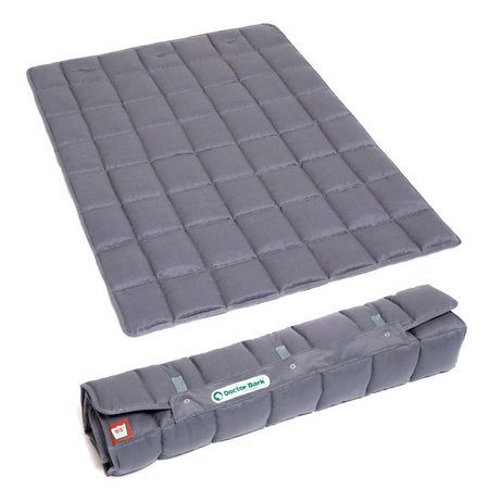 Doctor Bark Wohndecke – Baumwolle, Grau – 70 × 100 cm