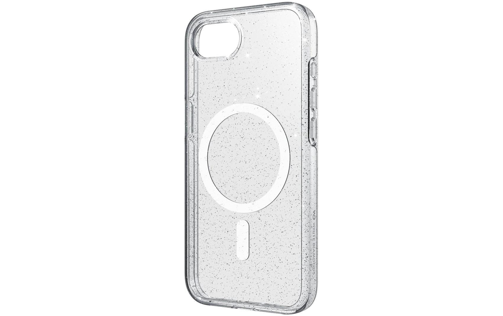White Diamonds Backcover – für Apple iPhone 16e, MagSafe, PC, Transparent