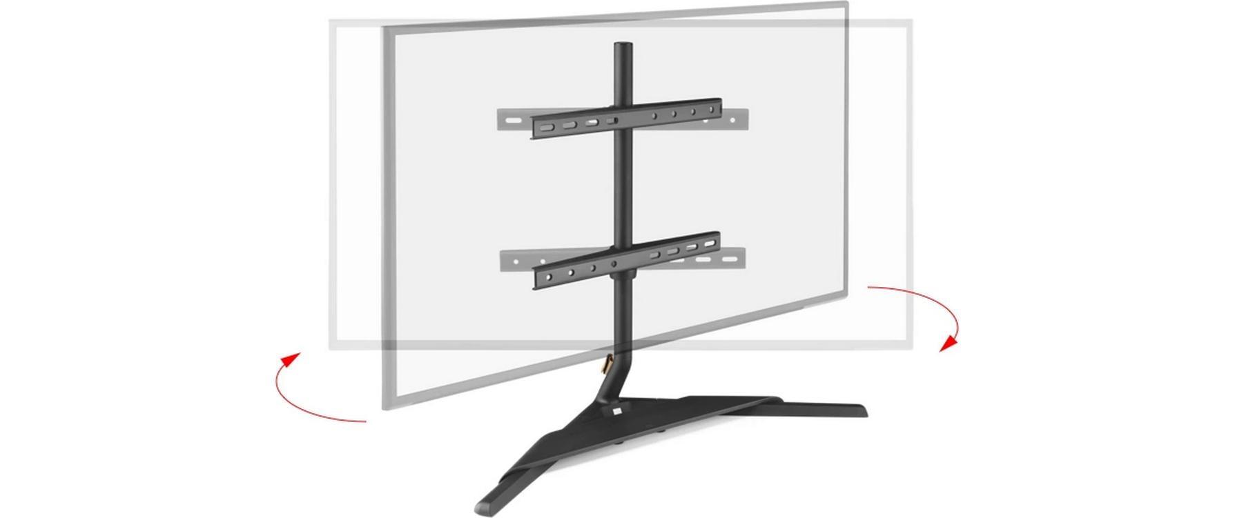 One For All Bodenständer – 32–70" – VESA 100×100–400×400 – bis 40 kg, Höhenverstellbar, Drehbar – WM7430