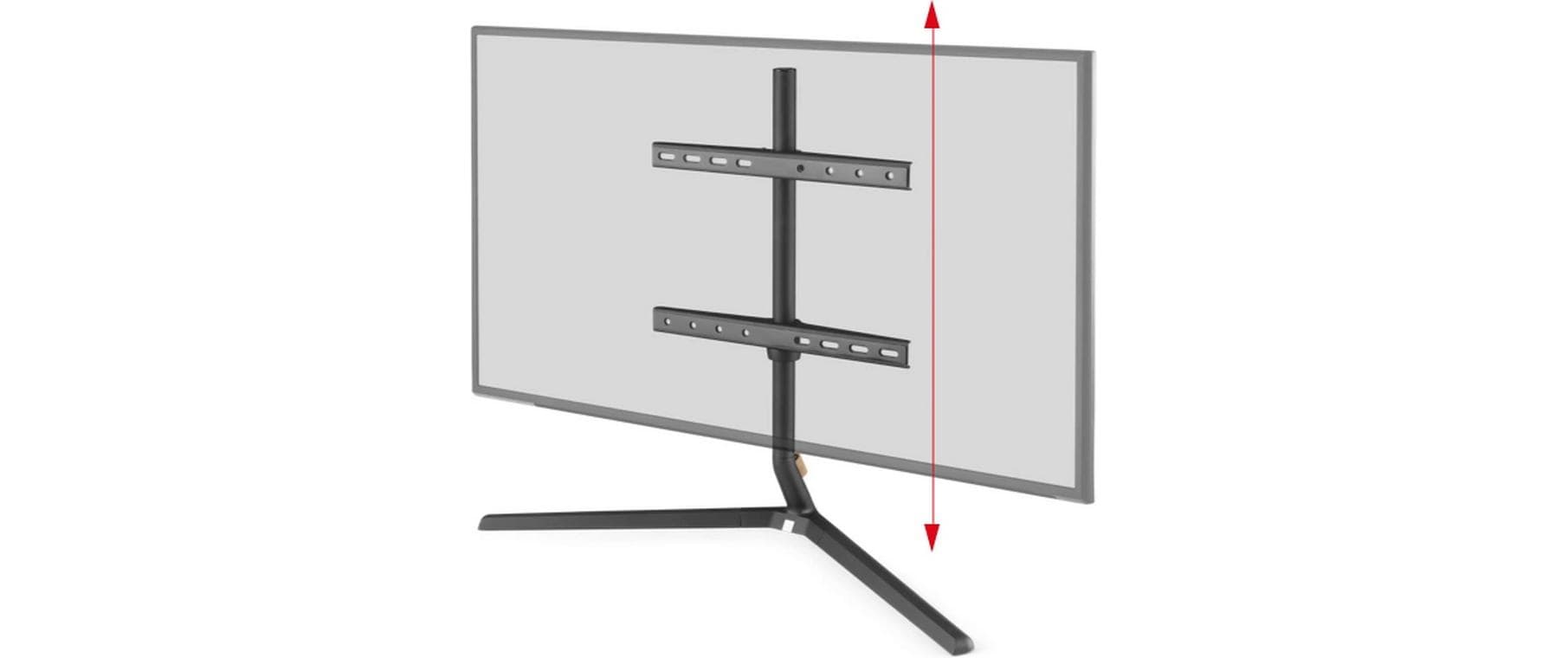 One For All Bodenständer – 32–70" – VESA 100×100–400×400 – bis 40 kg, Höhenverstellbar, Drehbar – WM7430