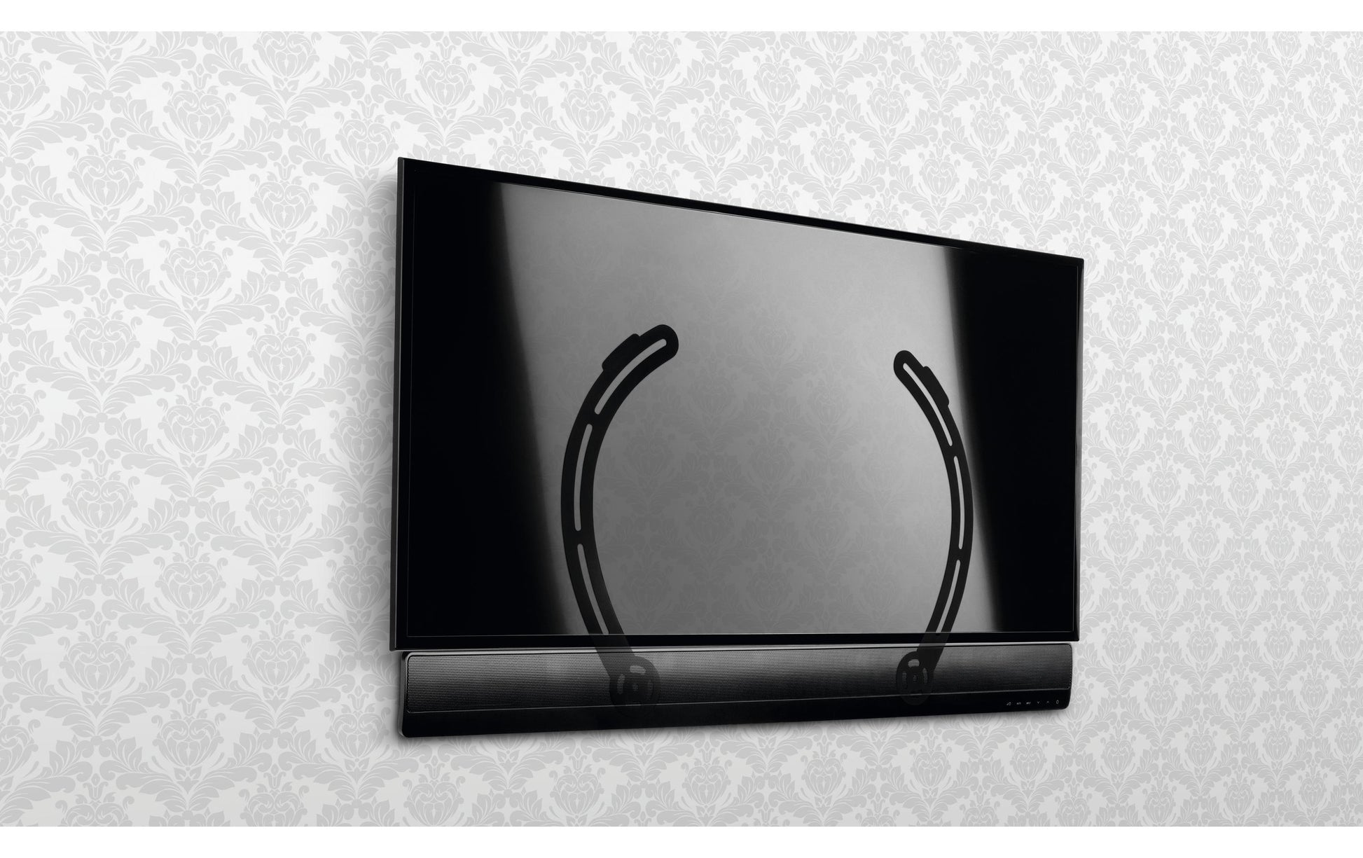 One For All Solid Line WM5211 Soundbar-Halterung (Wand) – bis 10 kg – Schwarz