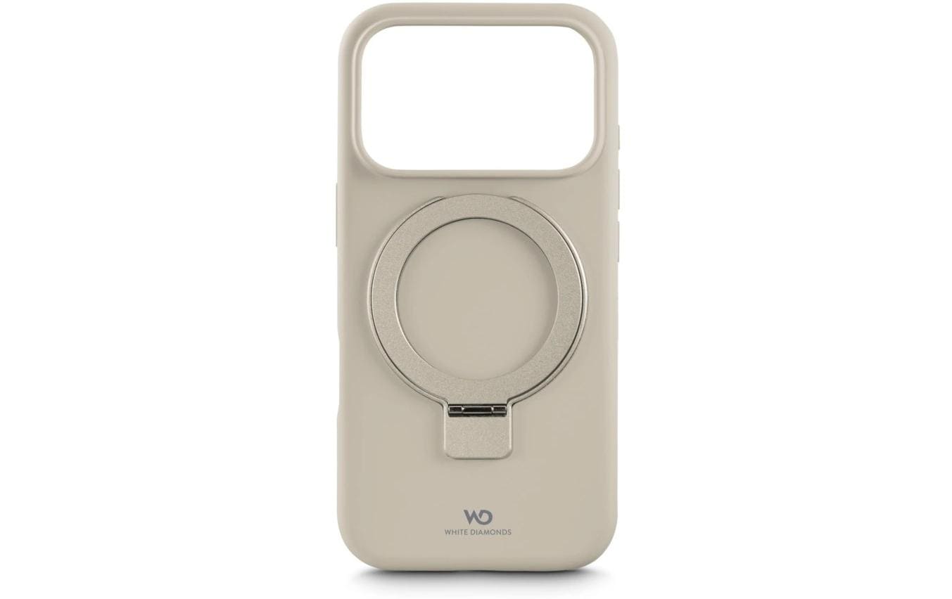 White Diamonds Urban Backcover – für Apple iPhone 17 Pro, mit Ständer, Silikon, Sand