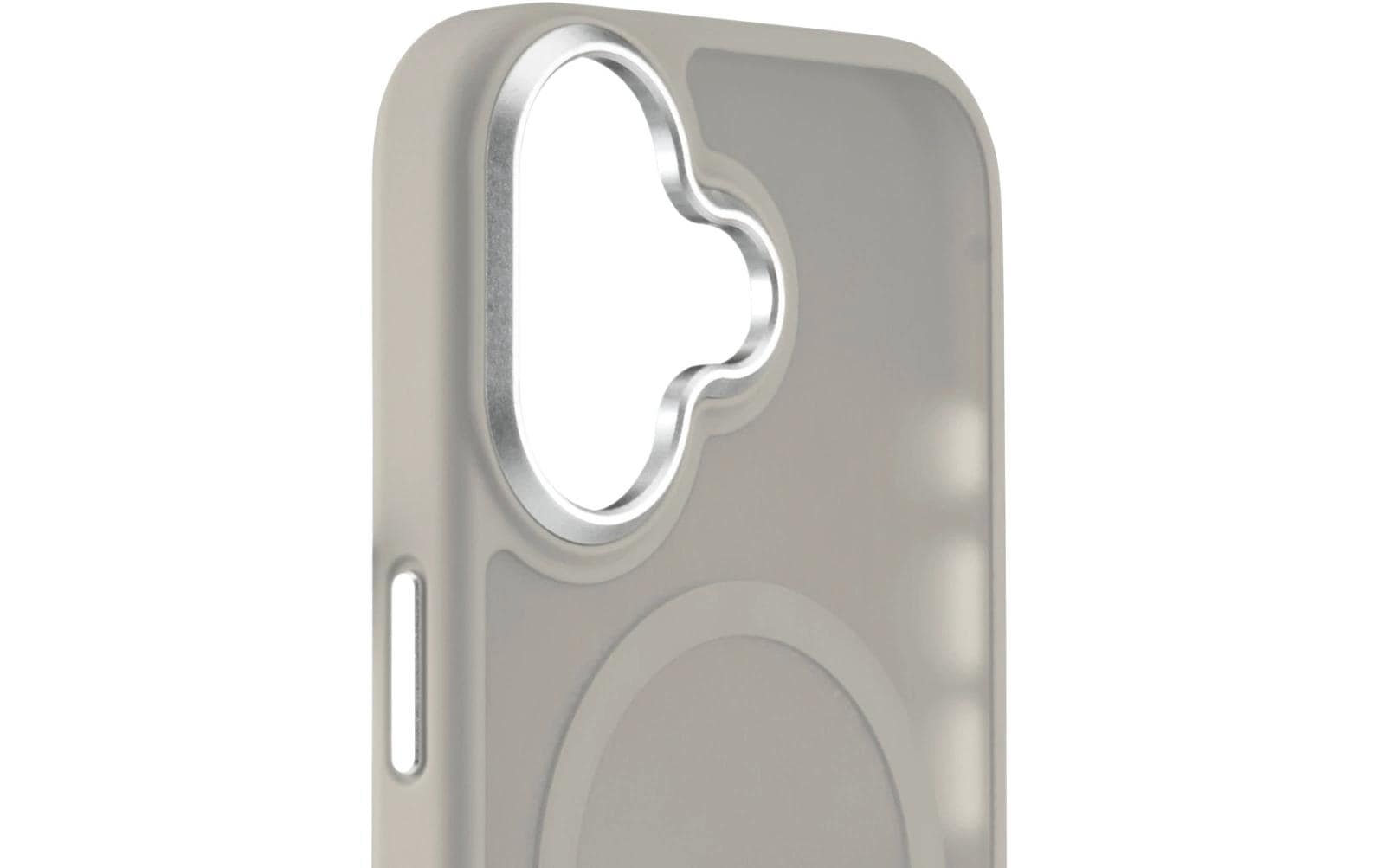 White Diamonds Cover Hybrid – Rückcover – für Apple iPhone 17, TPU, Sand