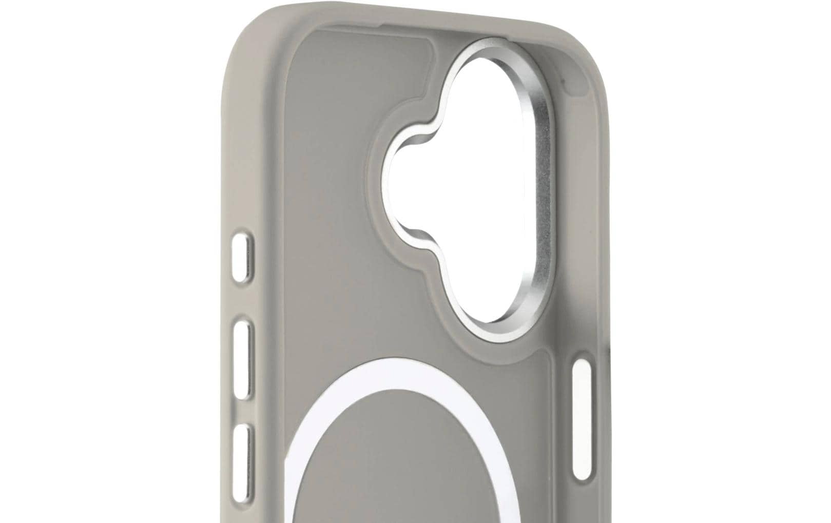 White Diamonds Cover Hybrid – Rückcover – für Apple iPhone 17, TPU, Sand