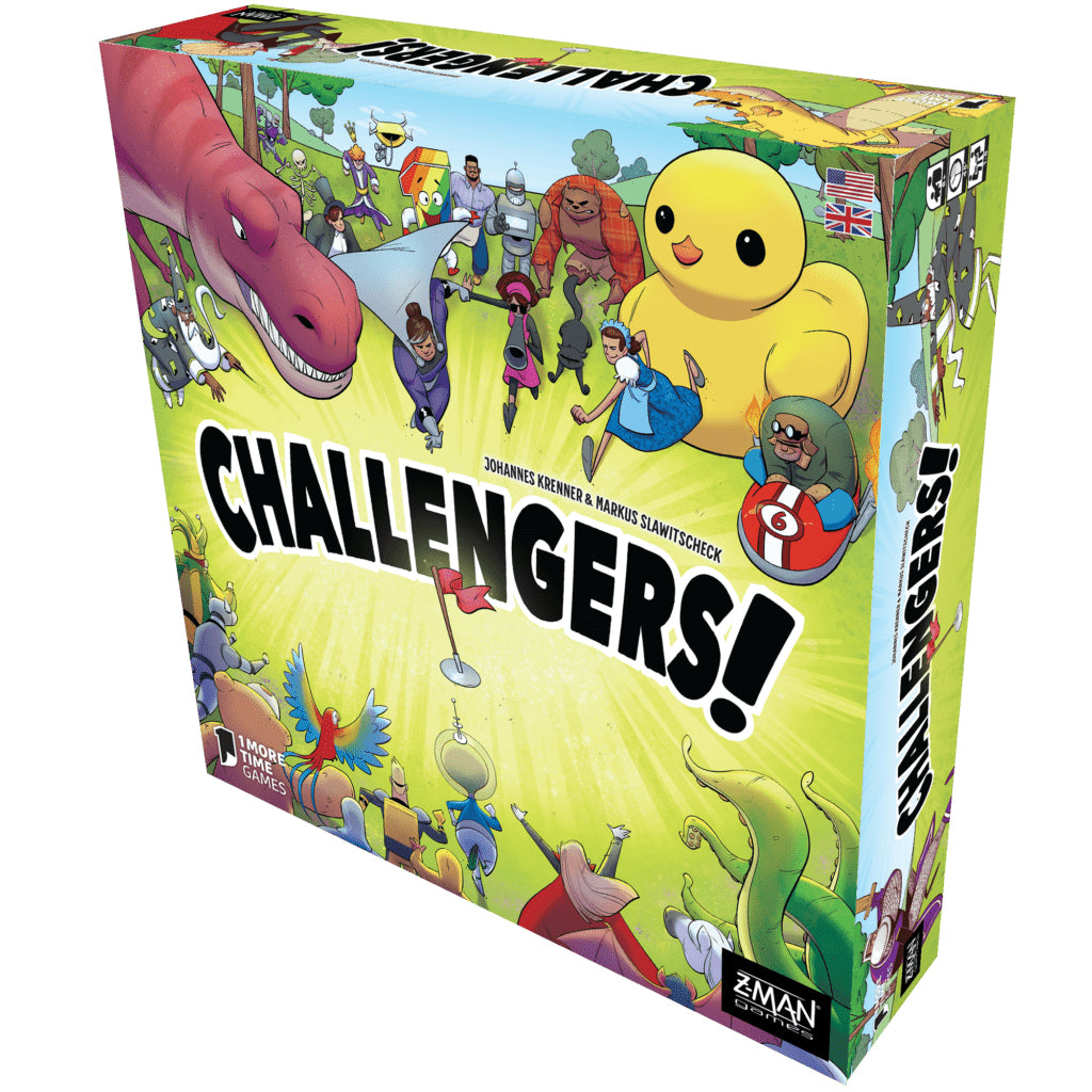 Asmodee Challengers – Kartenspiel, 1–8 Spieler, ab 8 Jahren, 45 Min., DE