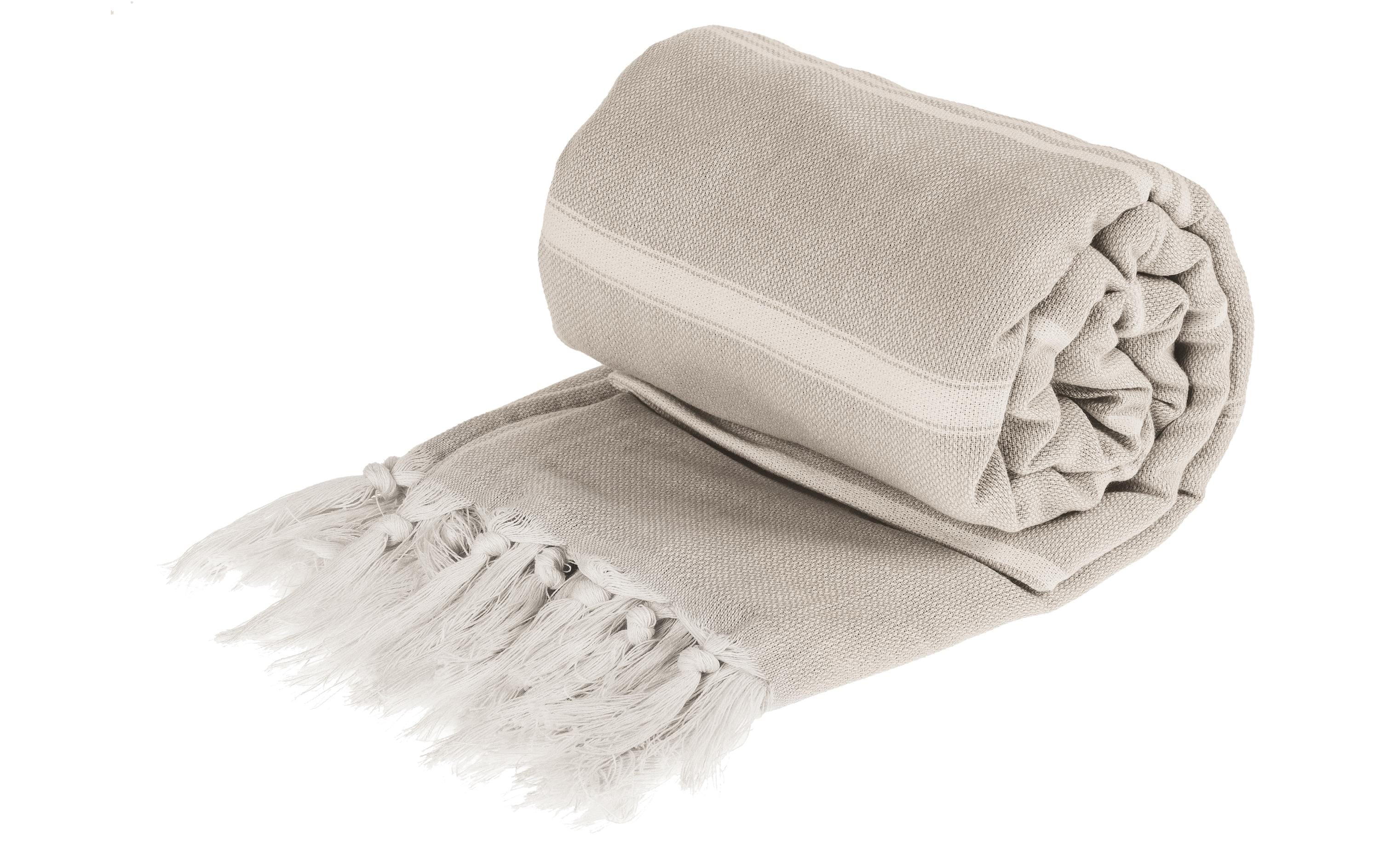 Koor Strandtuch Moon Rock – 140 × 200 cm, Beige, Baumwolle