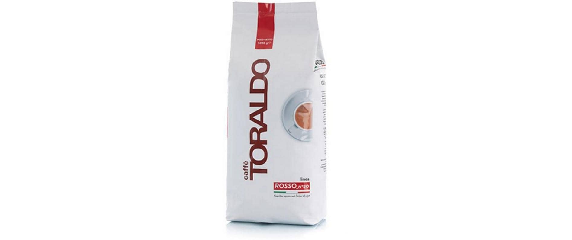 Caffè toraldo Bar Rosso Nr. 20 – Kaffeebohnen – 100% Robusta, 1 kg