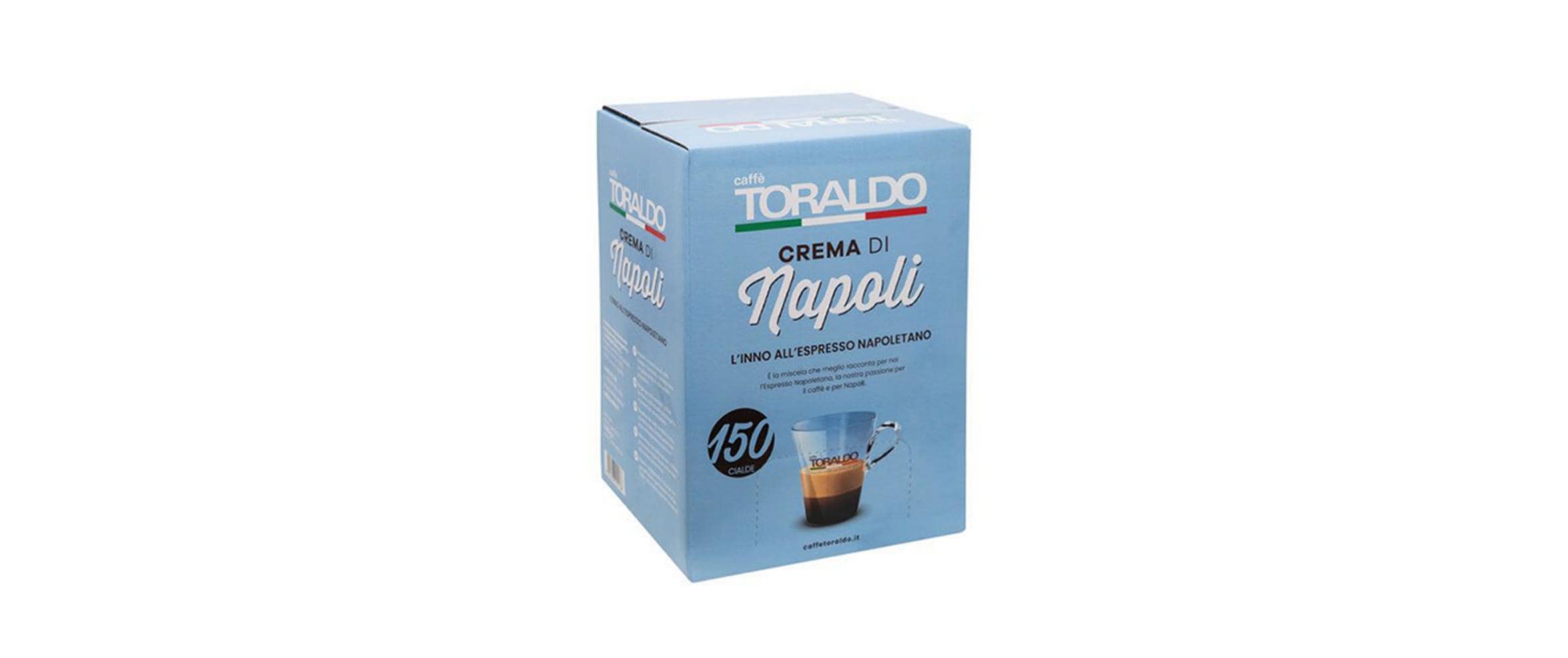 Caffè toraldo Crema di Napoli – Kaffeepads für E.S.E. – Espresso, 150 Pads