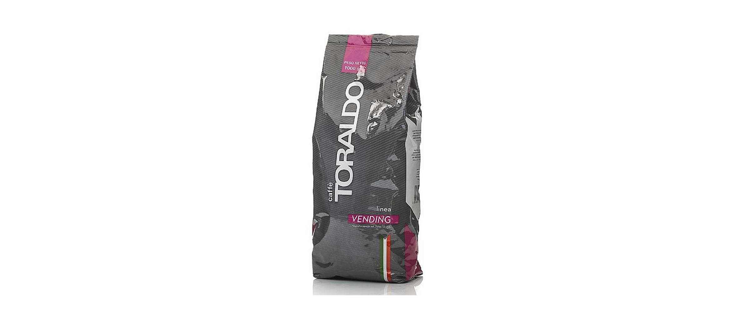 Caffè toraldo Linea Vending Rossa – Kaffeebohnen – 100% Robusta, 1 kg