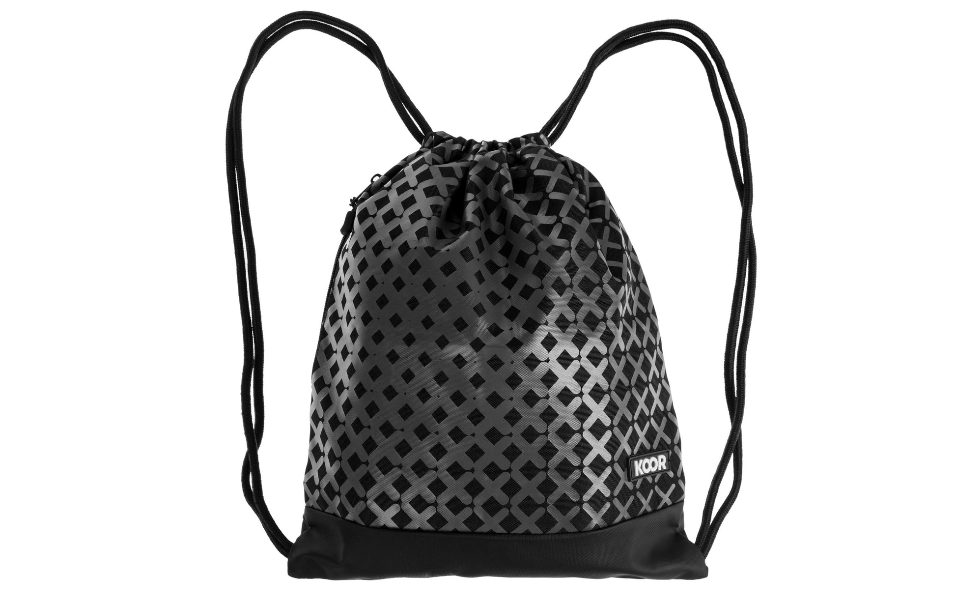 Koor Sportbeutel – 14 l, Polyester, Schwarz-Grau