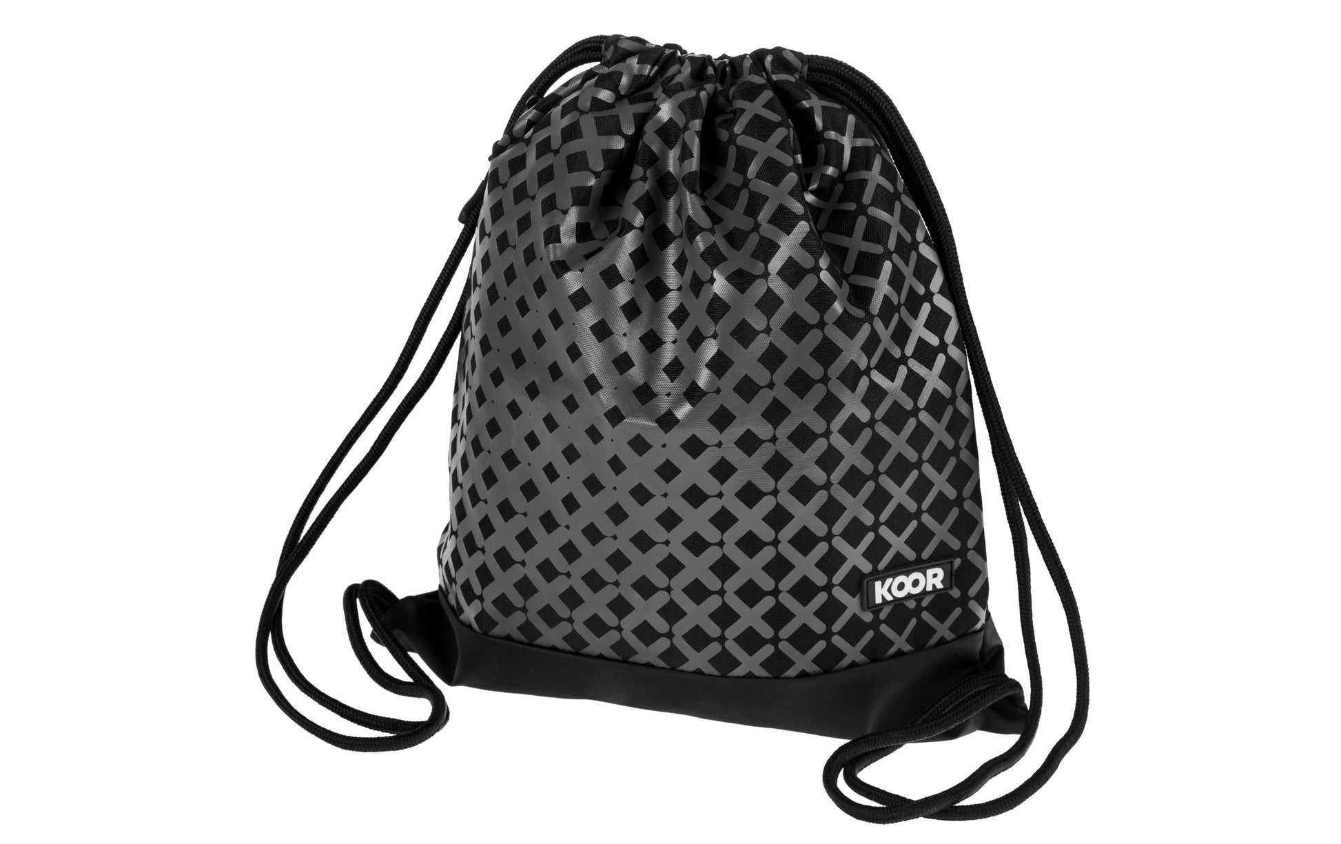 Koor Sportbeutel – 14 l, Polyester, Schwarz-Grau