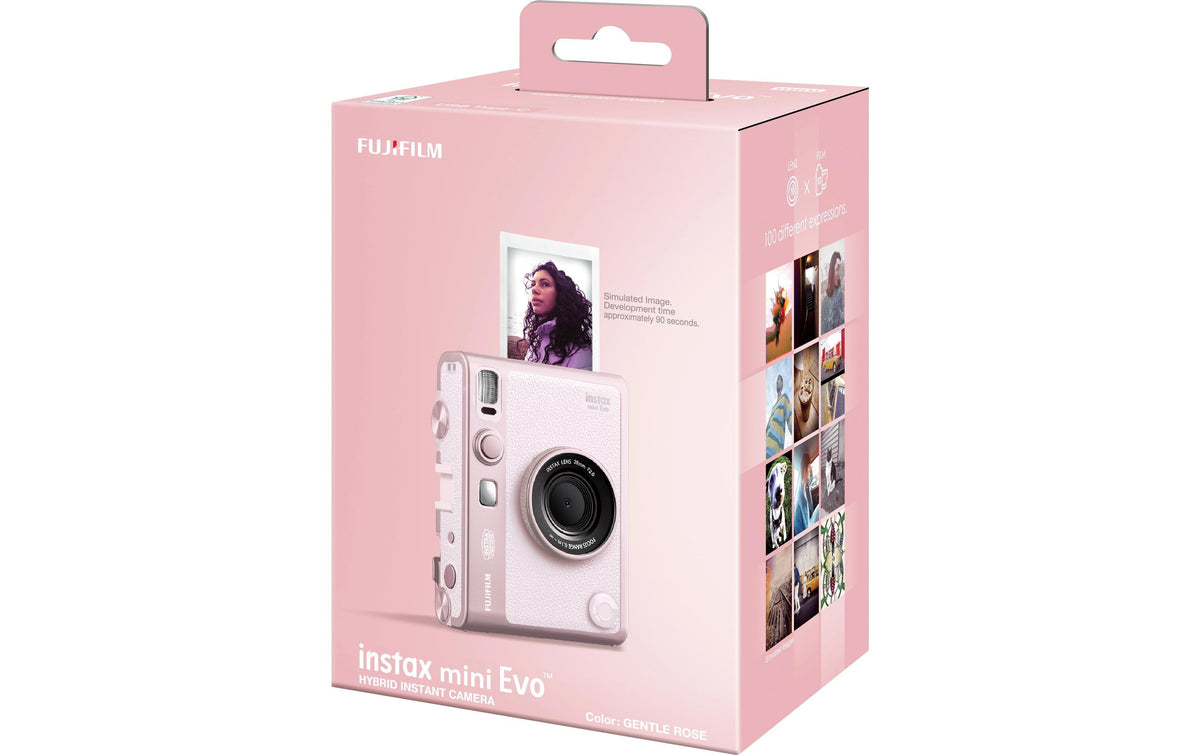 Fujifilm Instax Mini Evo – Sofortbildkamera Instax Mini, Pink