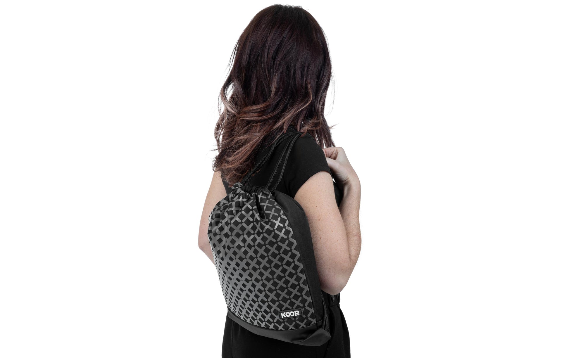 Koor Sportbeutel – 14 l, Polyester, Schwarz-Grau