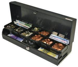 apg Solutions E3982 – Kassenladen-Einsatz, 482 × 171 × 100 mm, Schwarz