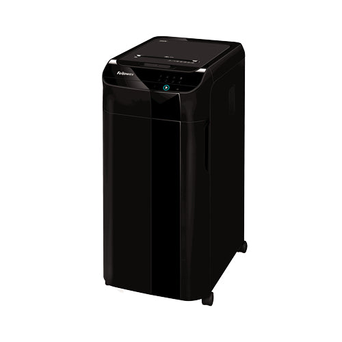 Fellowes AutoMax 350C – Aktenvernichter mit Autofeed 350 Blatt, DIN P-4, Partikelschnitt 4 × 38 mm, 68 l