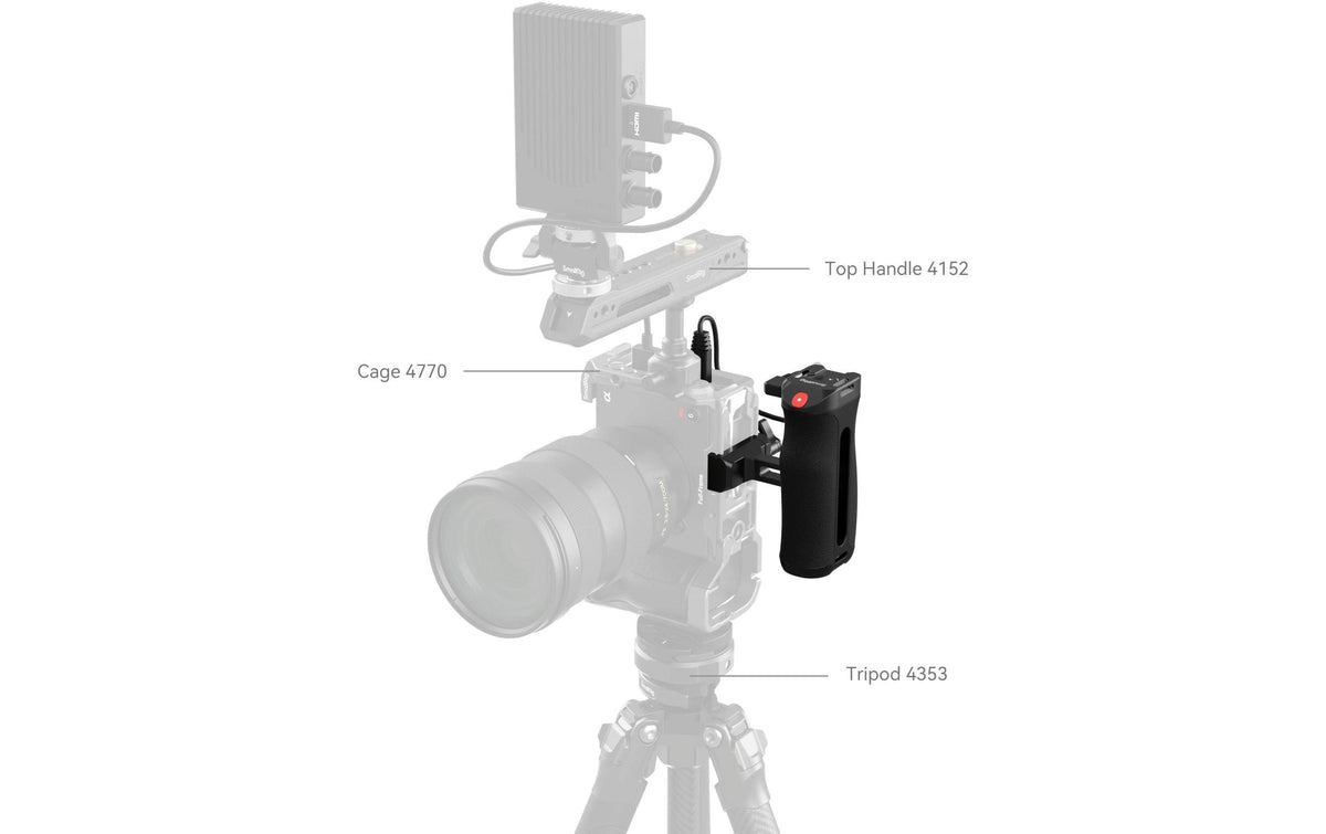 SmallRig Arca-Type Seitengriff mit Rec-Trigger - Schwarz