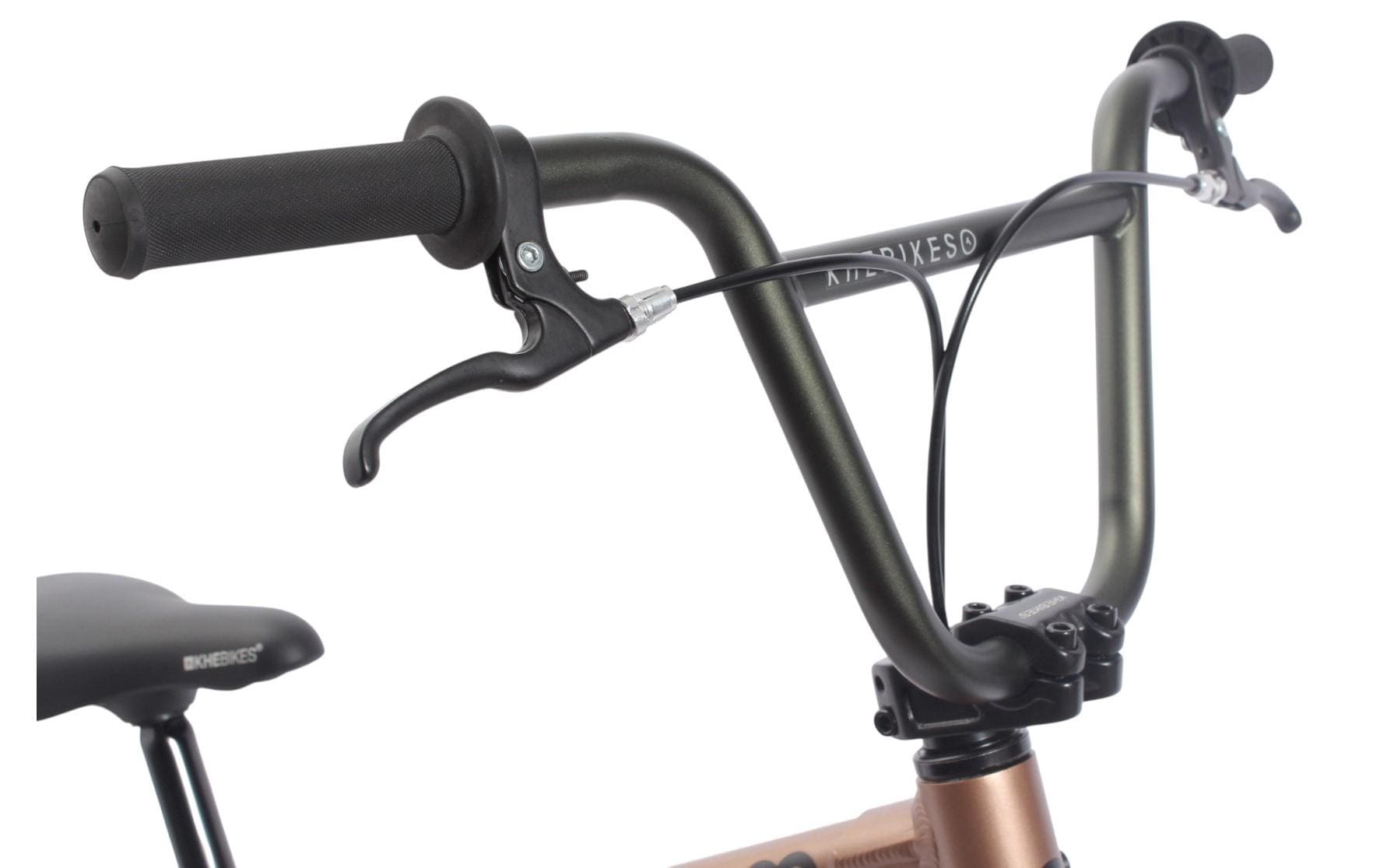 KHE BMX Blaze AL Fahrrad – 18", Felgenbremse, Tragkraft 70 kg – ab 8 Jahren – Aluminium – Bronze