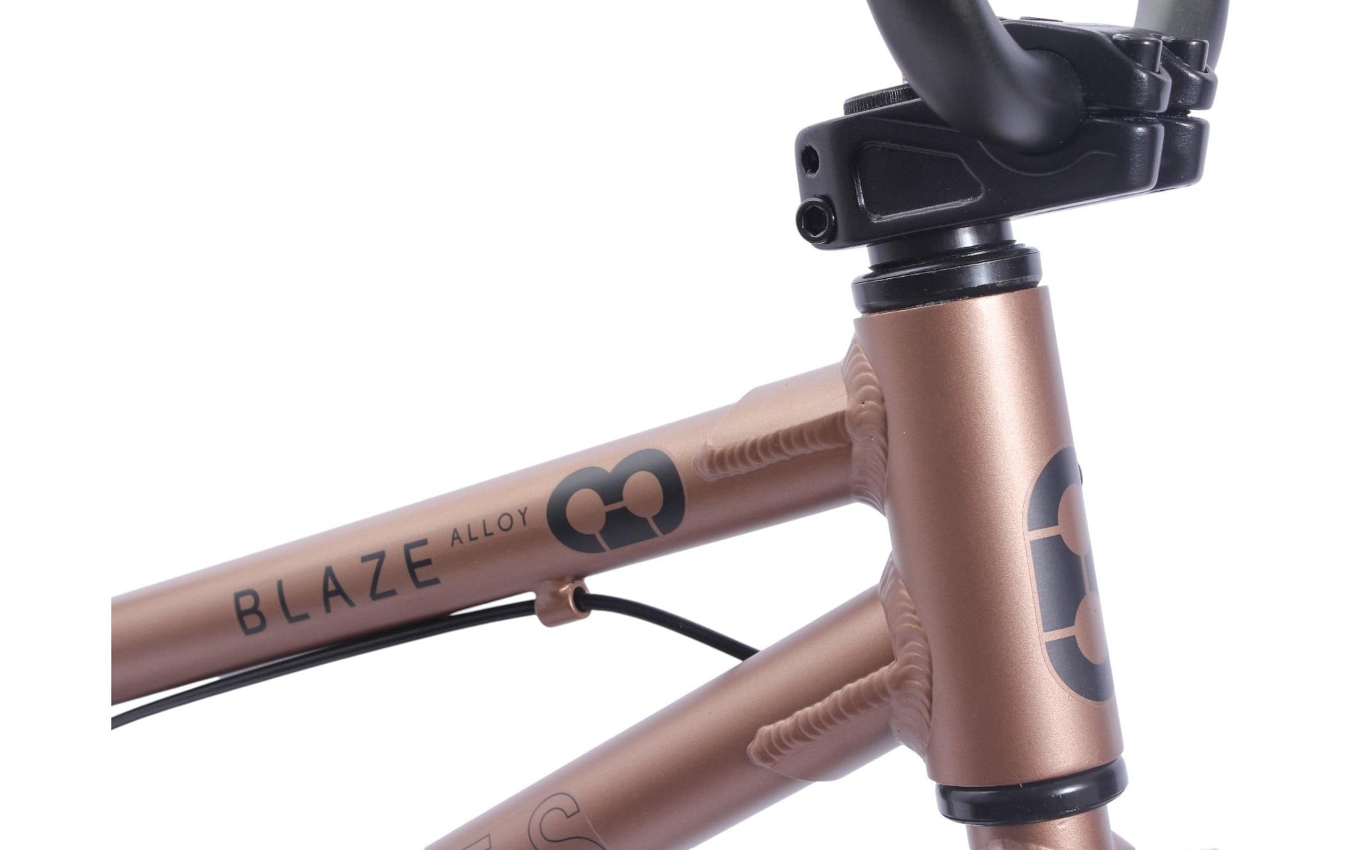 KHE BMX Blaze AL Fahrrad – 18", Felgenbremse, Tragkraft 70 kg – ab 8 Jahren – Aluminium – Bronze