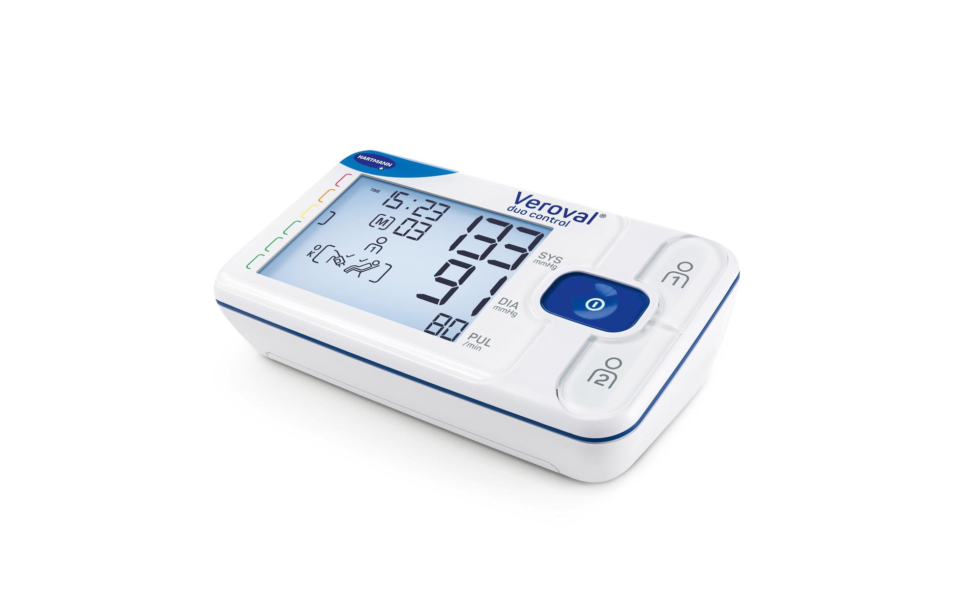 Veroval Duo Control M – Oberarm-Blutdruckmessgerät – Bluetooth, Manschette 22–32 cm, Arrhythmie-Erkennung