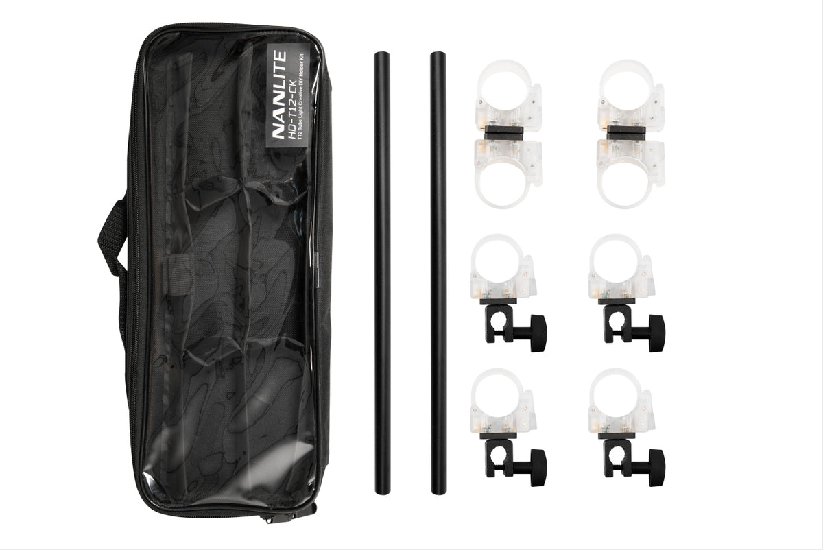 Nanlite HD-T12-CK – Montageset mit Befestigungsklemme, Schwarz