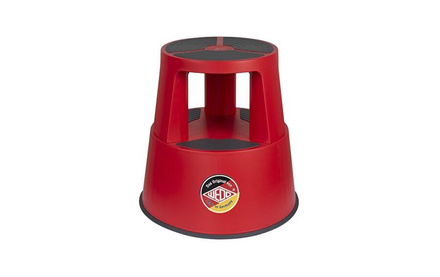 Wedo SuperStep Trittschemel – Kunststoff – Rot, Tragkraft 150 kg