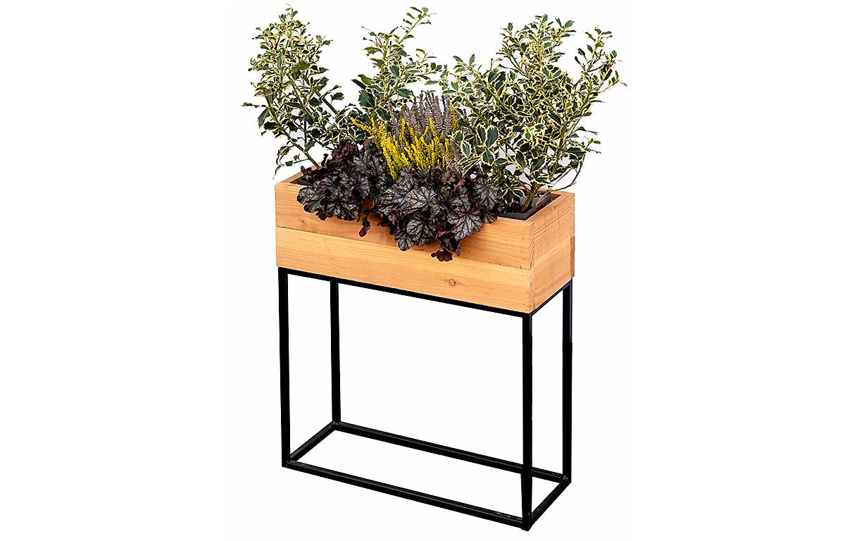 Innovesta Blumenkasten – 60 × 20 × 70 cm – Holz, braun