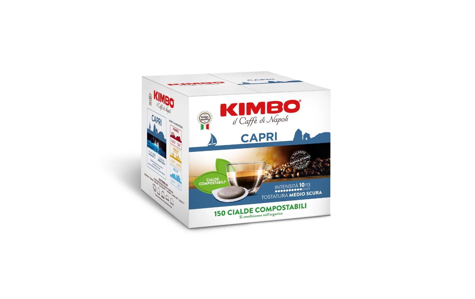 Kimbo Capri – Kaffeepads für E.S.E. – Cappuccino, Espresso, Latte Macchiato, Ristretto, 150 Pads